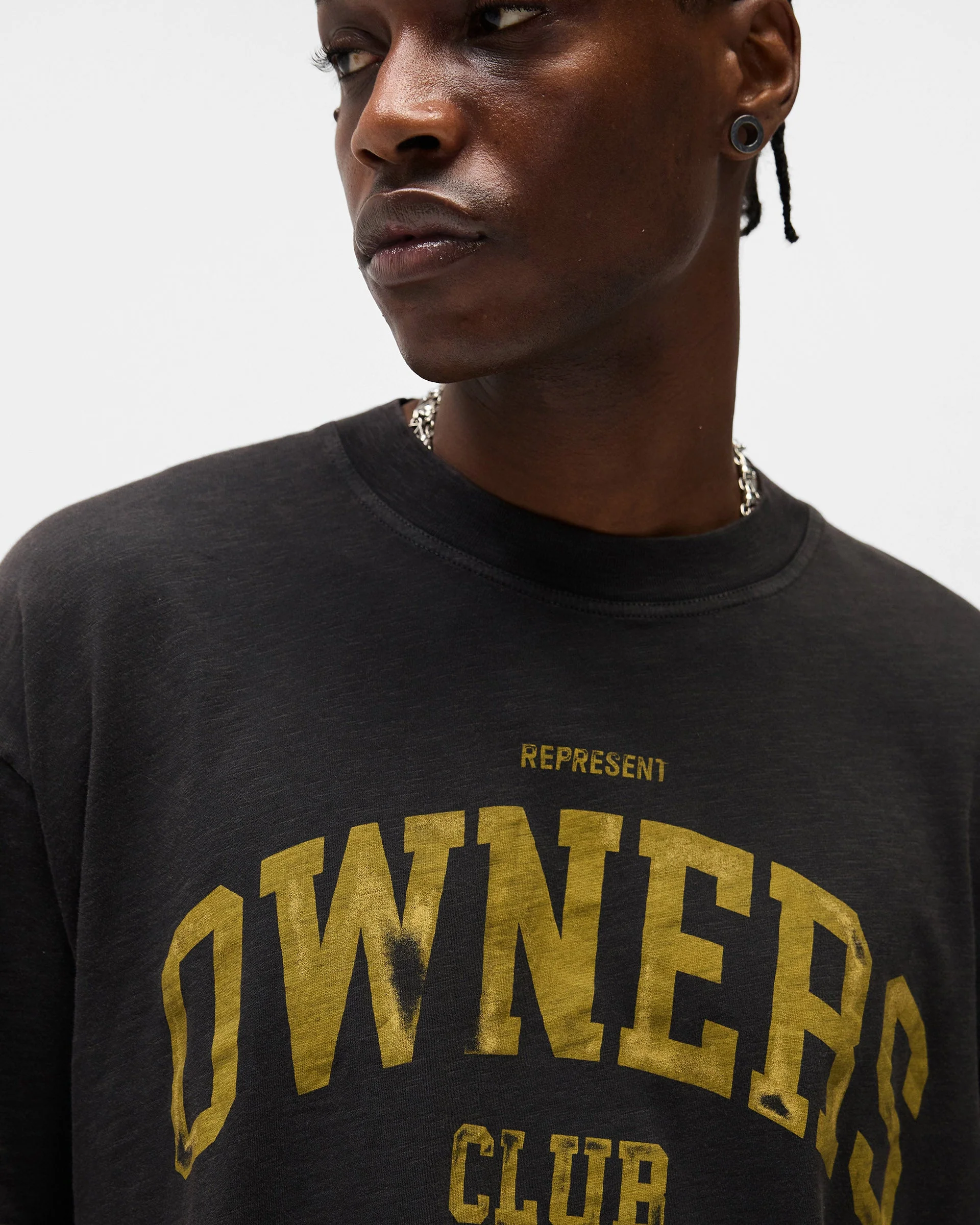 Represent Owners Club T-Shirt - Faded Black - Image 7
