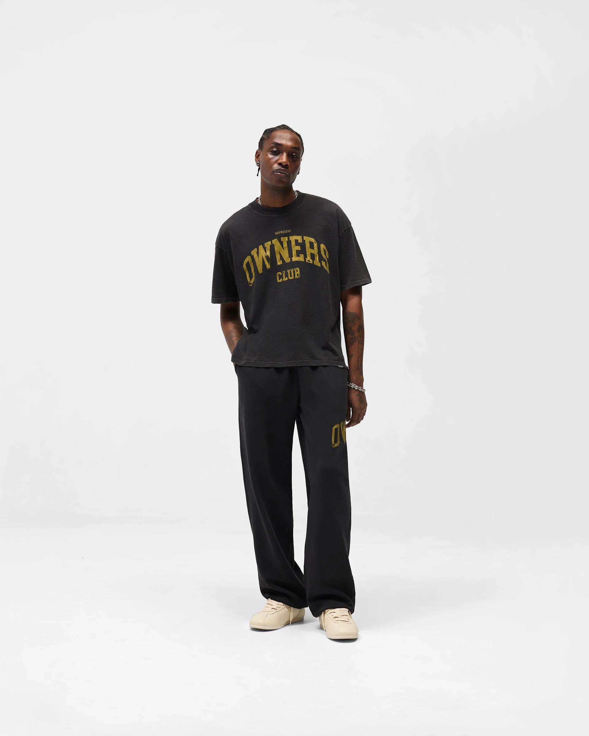 Represent Owners Club T-Shirt - Faded Black - Image 8