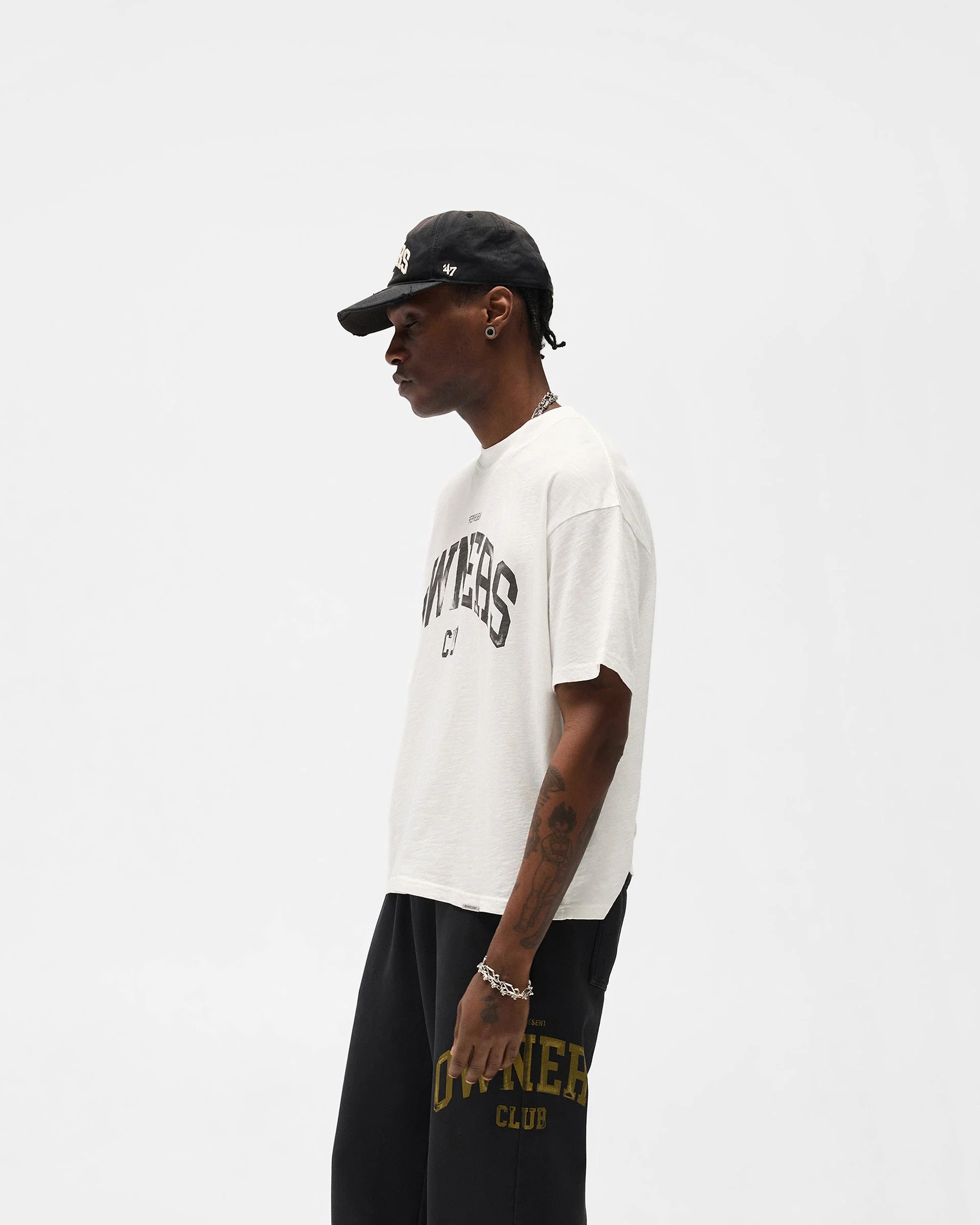Represent Owners Club T-Shirt - Flat White - Image 4