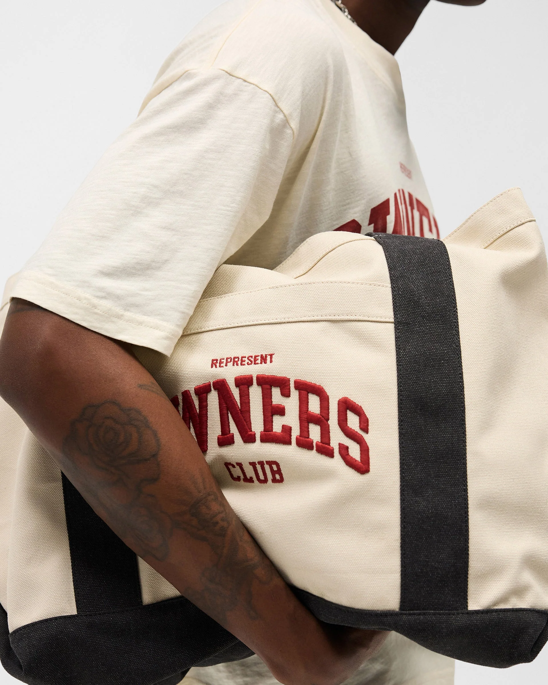 Represent Owners Club Tote Bag - Buttercream - Image 3