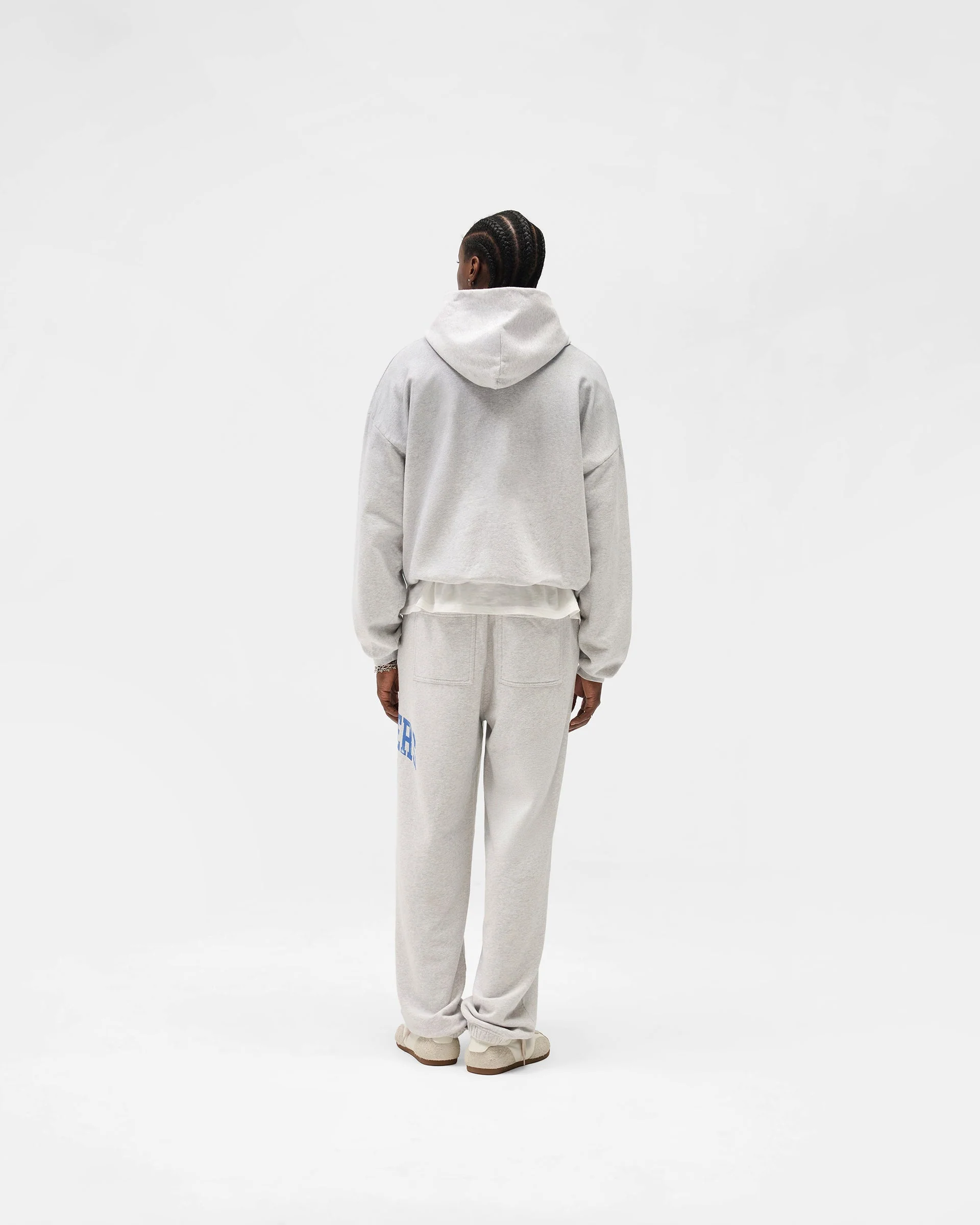 Represent Owners Club Zip Through Hoodie - Sprayed Ice Grey Marl - Image 13