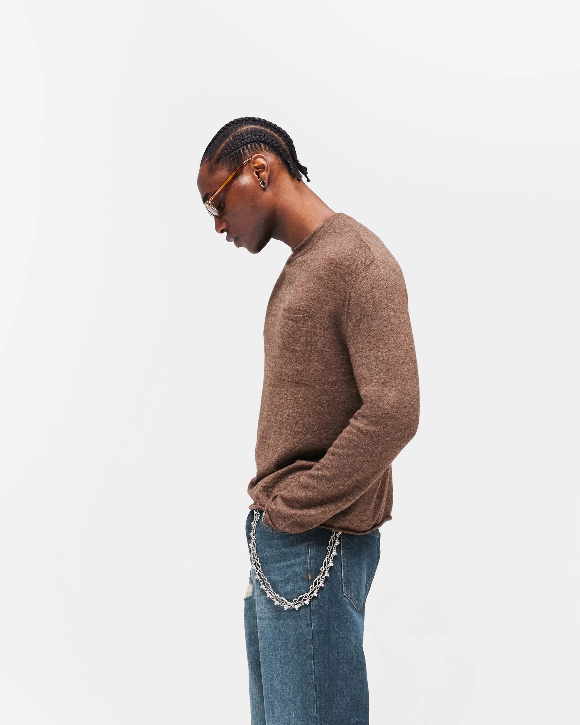 GH Knitted Long Sleeve Top - Espresso - Image 5