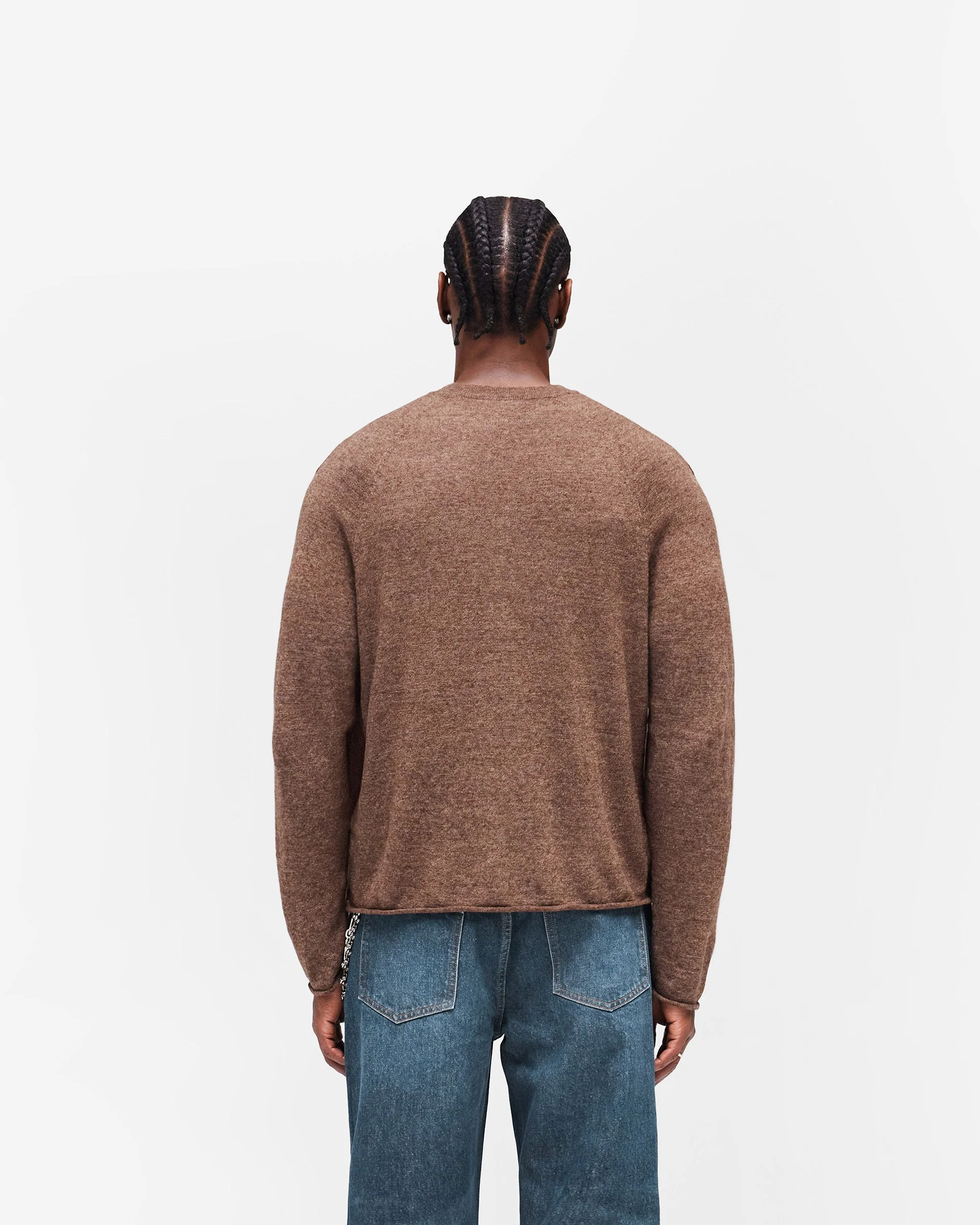 GH Knitted Long Sleeve Top - Espresso - Image 6
