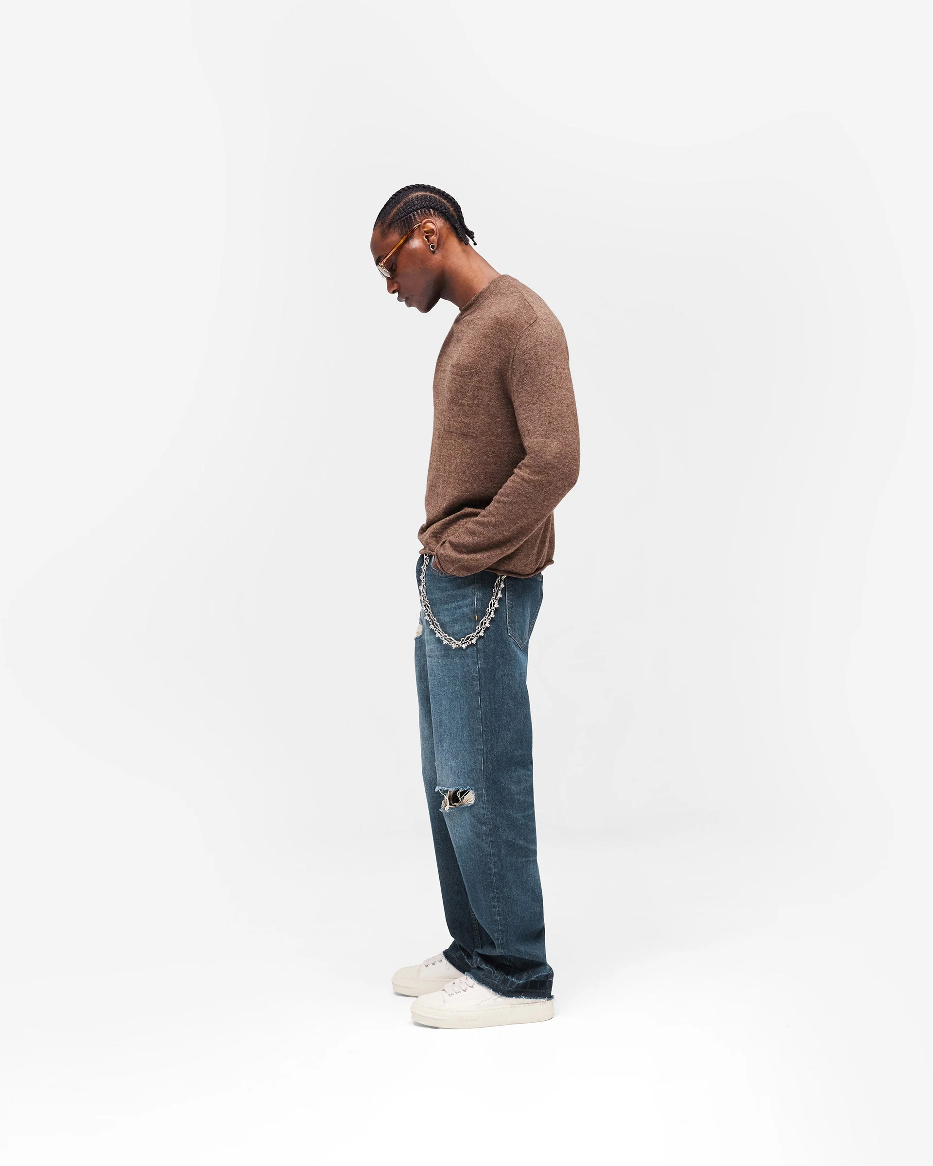 GH Knitted Long Sleeve Top - Espresso - Image 9