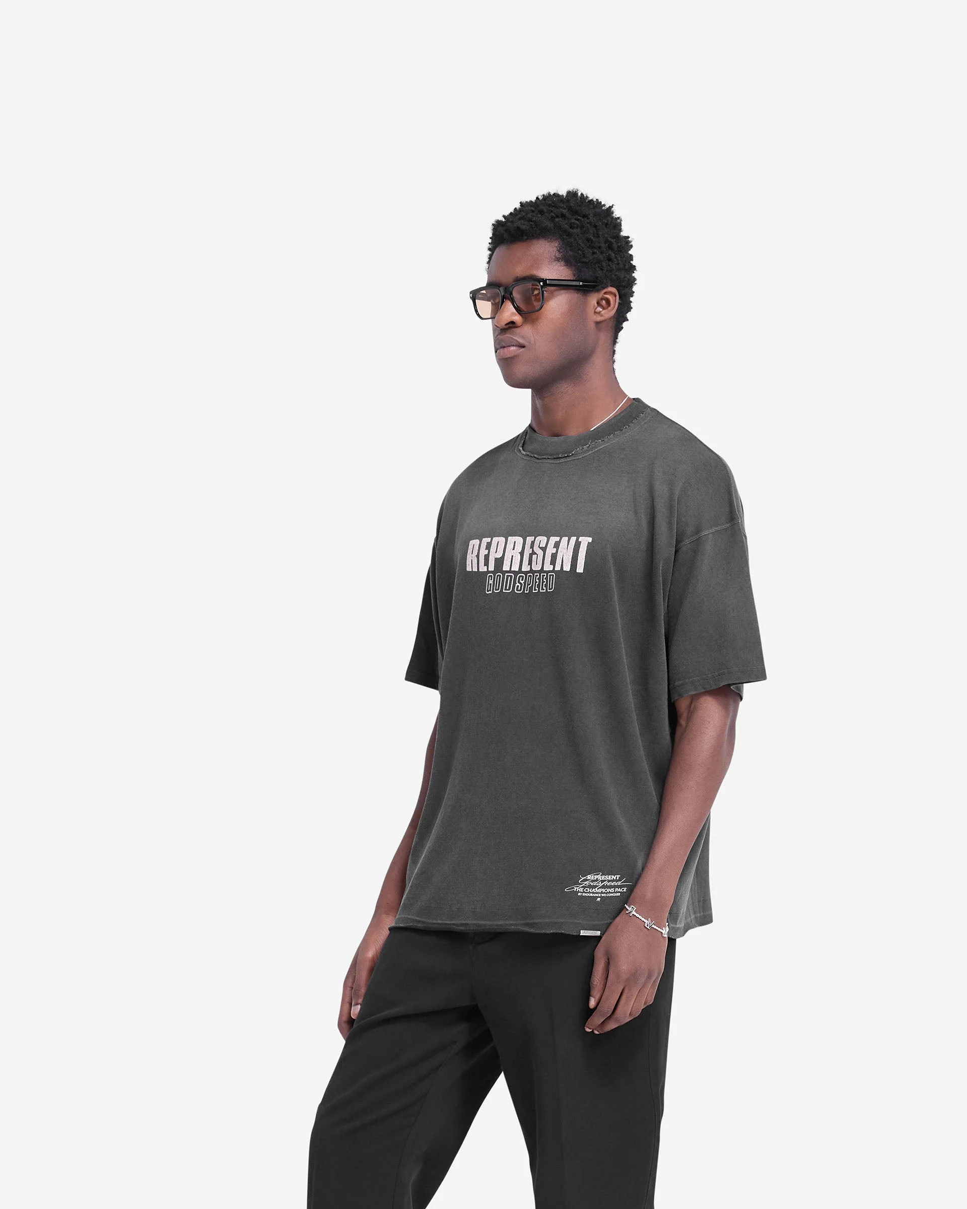 Godspeed T-Shirt - Aged Black - Image 4