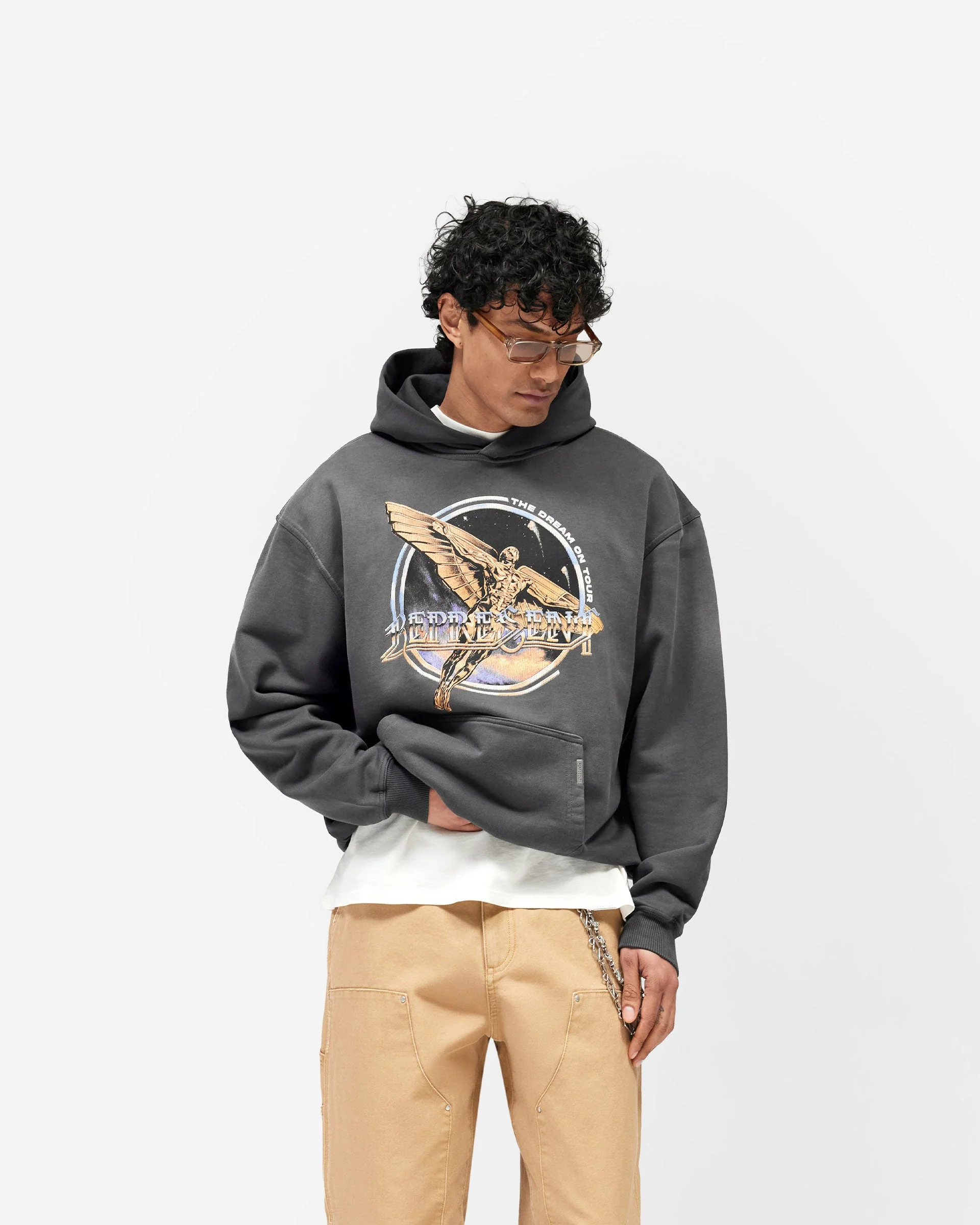 Golden Tour Hoodie - Sun Fade Grey - Image 3