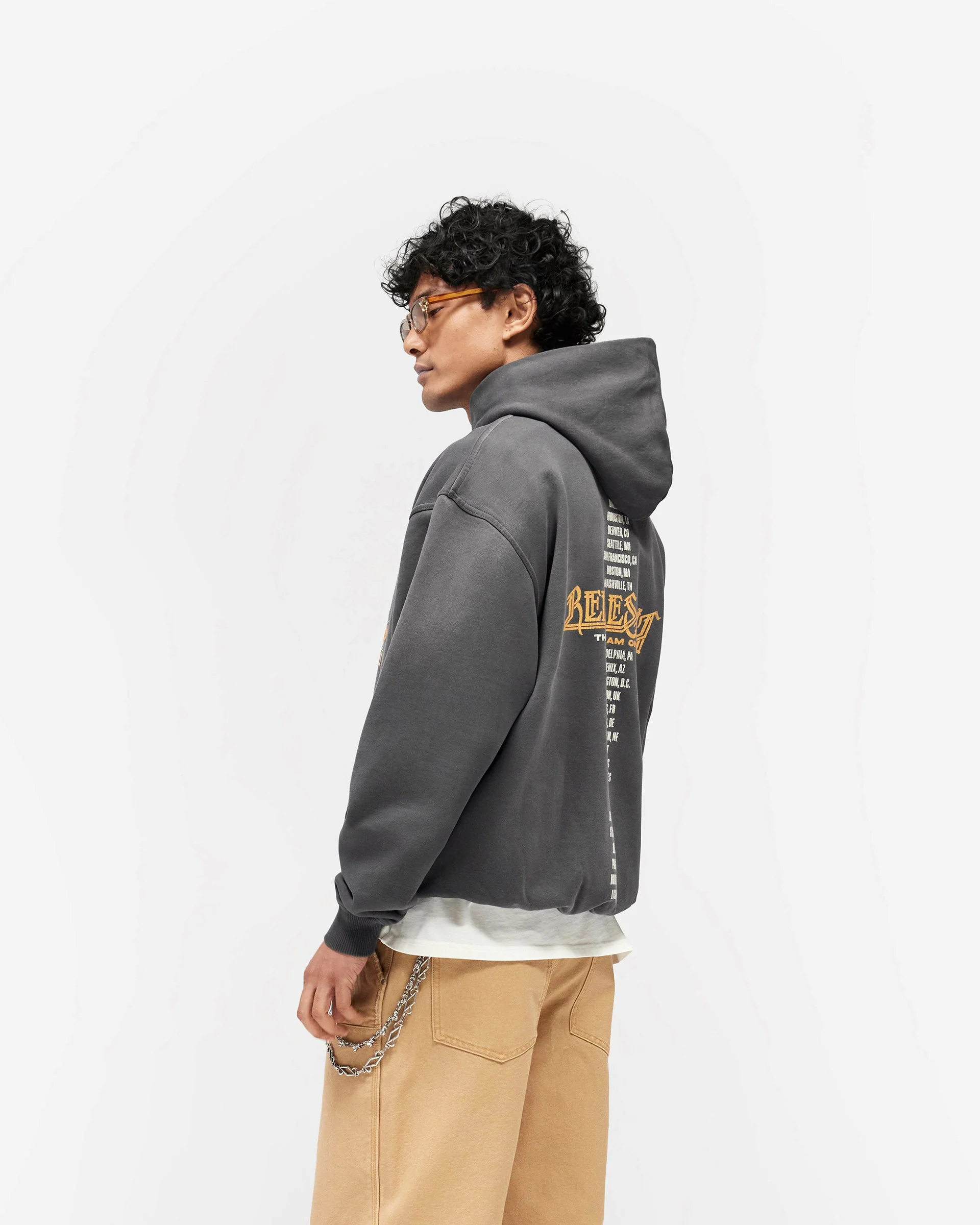 Golden Tour Hoodie - Sun Fade Grey - Image 5