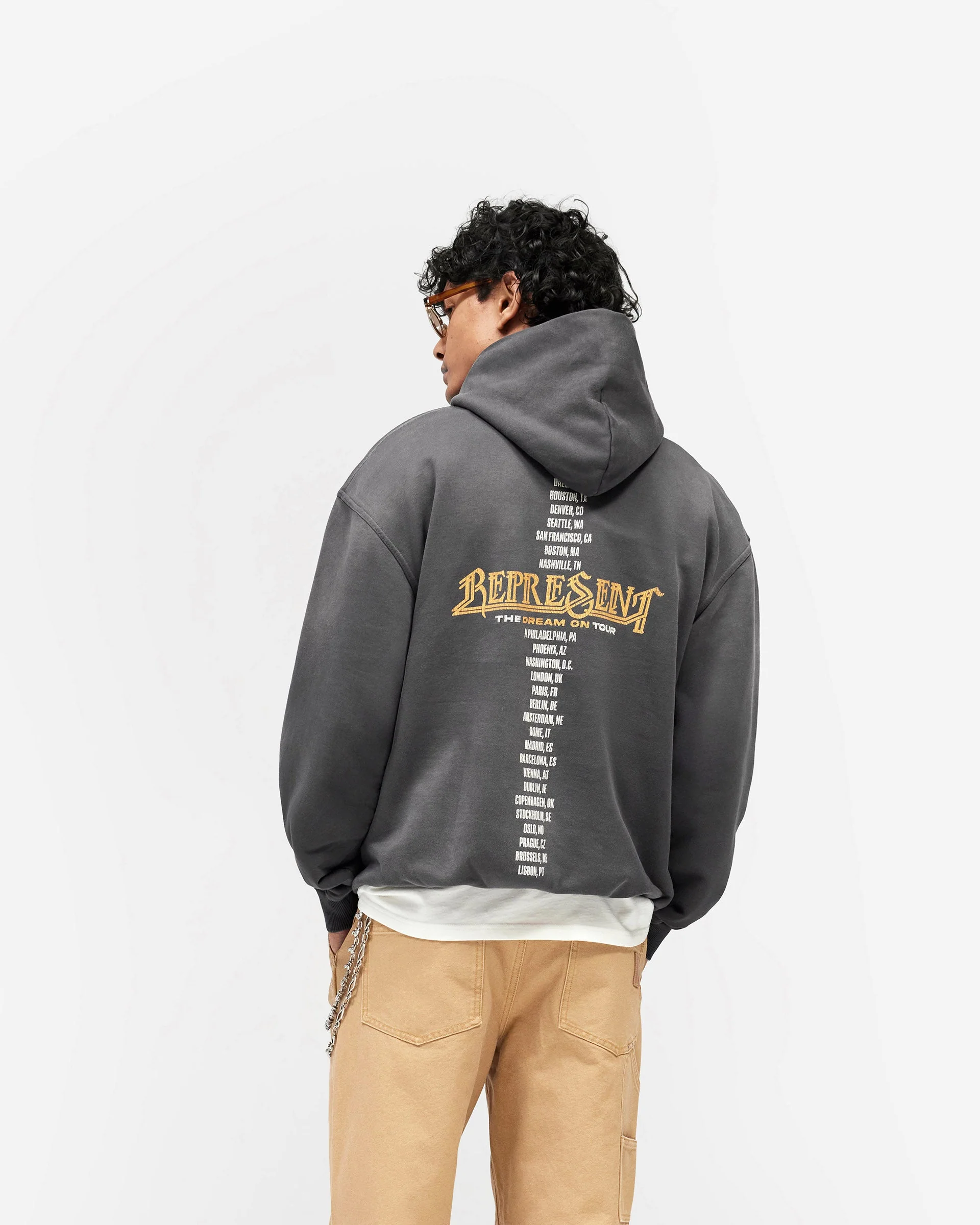 Golden Tour Hoodie - Sun Fade Grey - Image 6