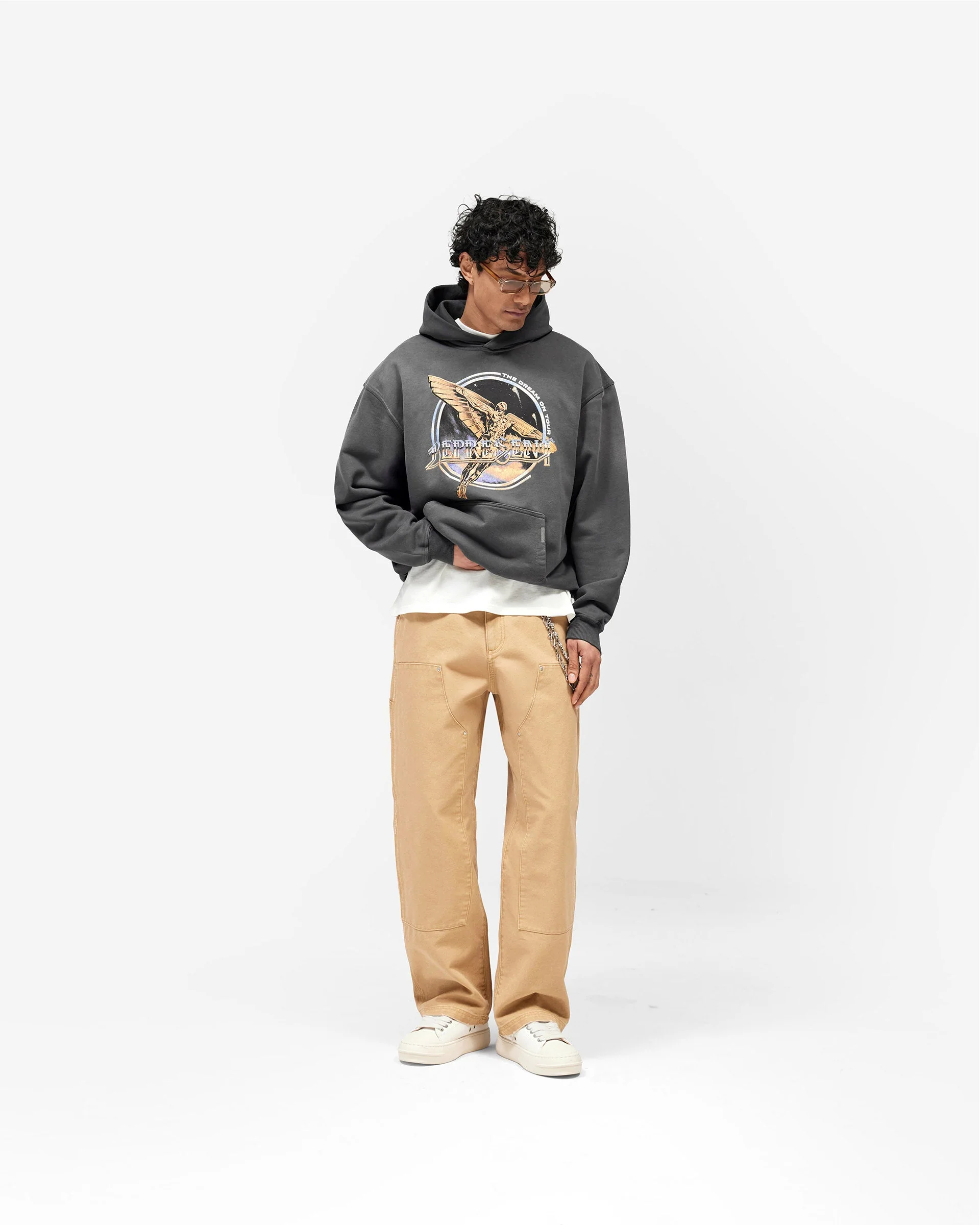 Golden Tour Hoodie - Sun Fade Grey - Image 7