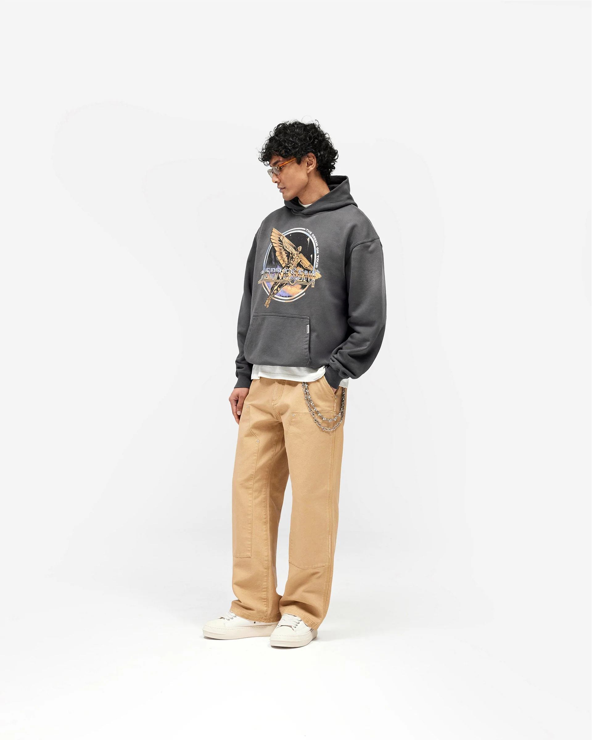 Golden Tour Hoodie - Sun Fade Grey - Image 8