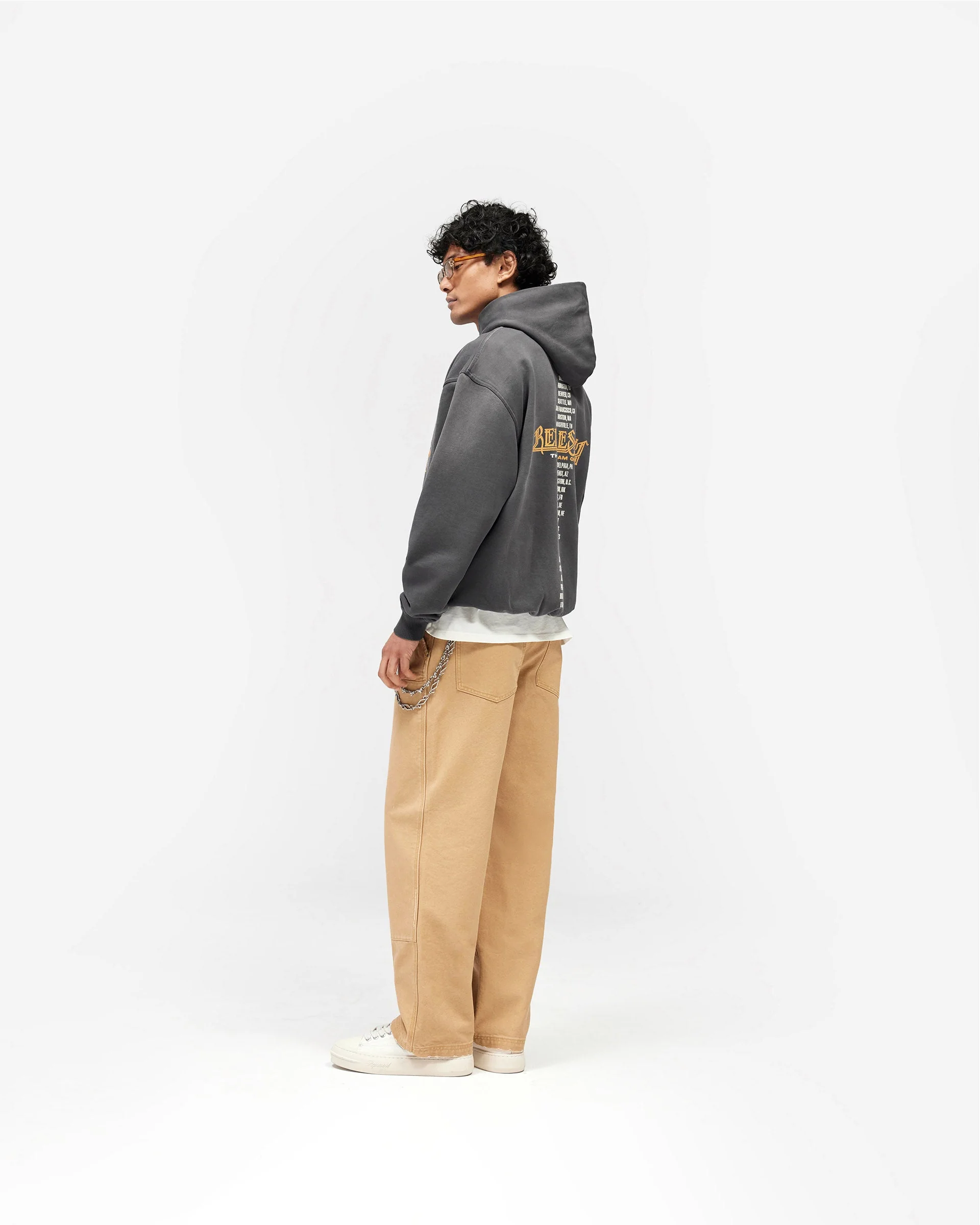 Golden Tour Hoodie - Sun Fade Grey - Image 9