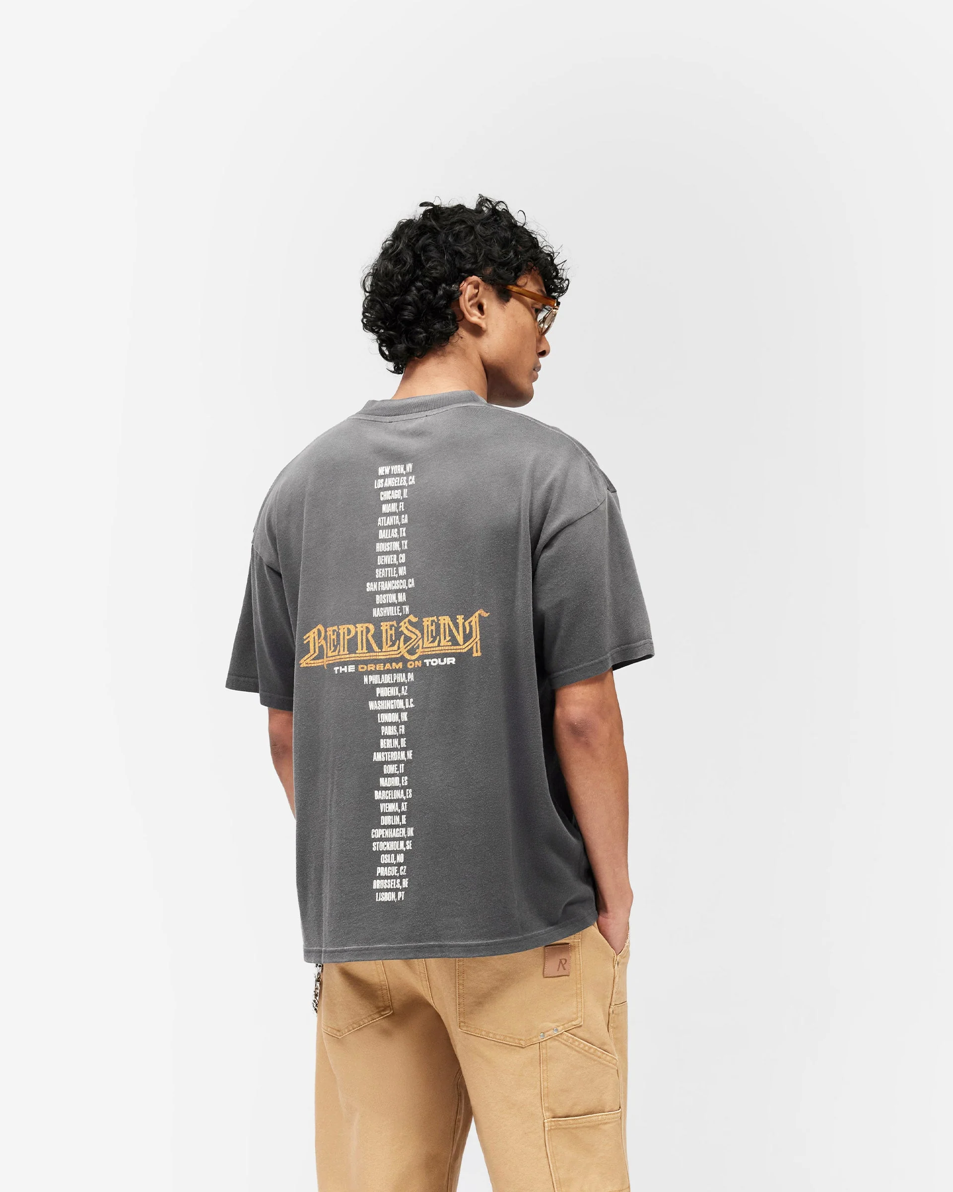 Golden Tour T-Shirt - Sun Fade Grey - Image 6