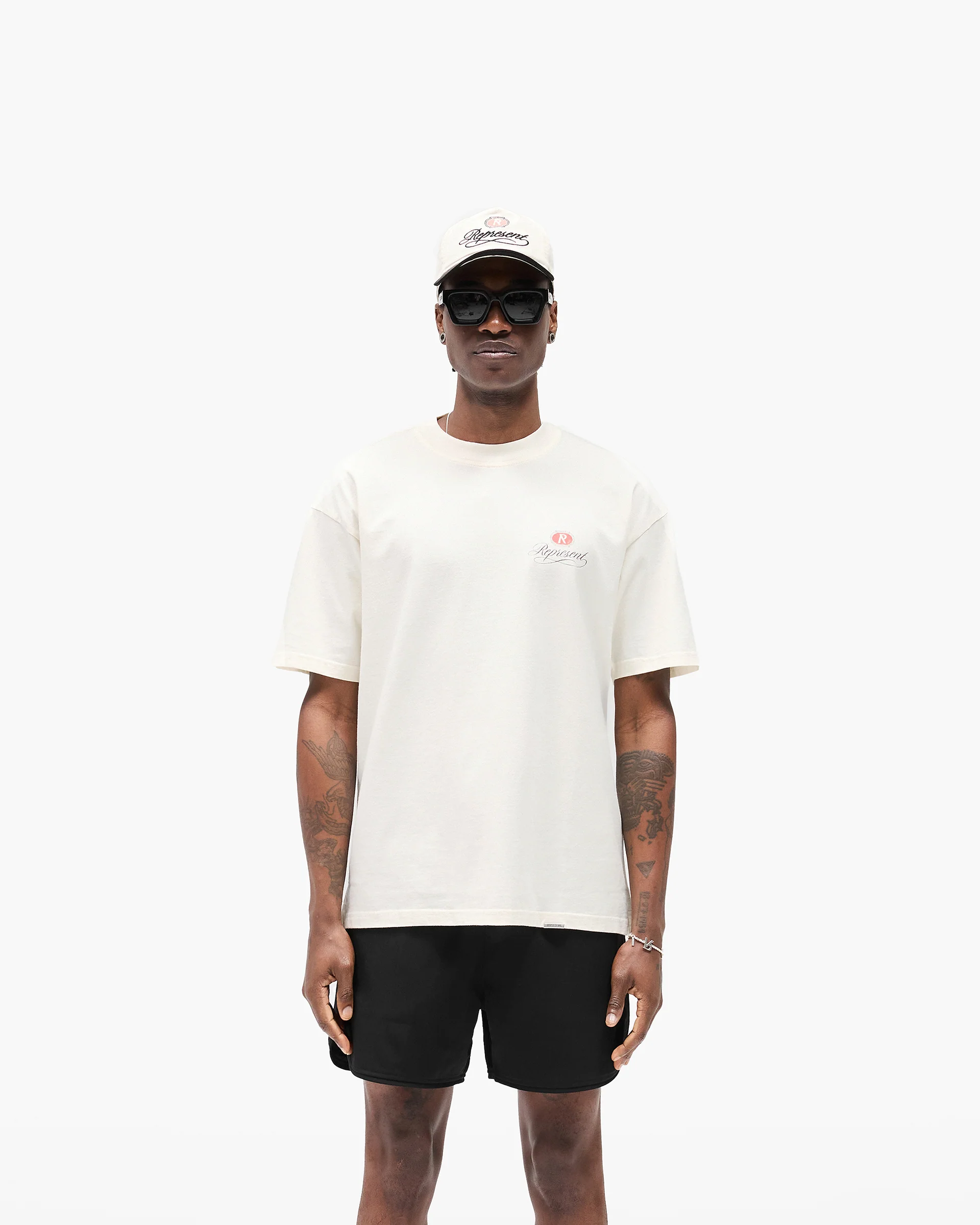 Grand Vintage Hand Drawn T-Shirt - Aged White - Image 3