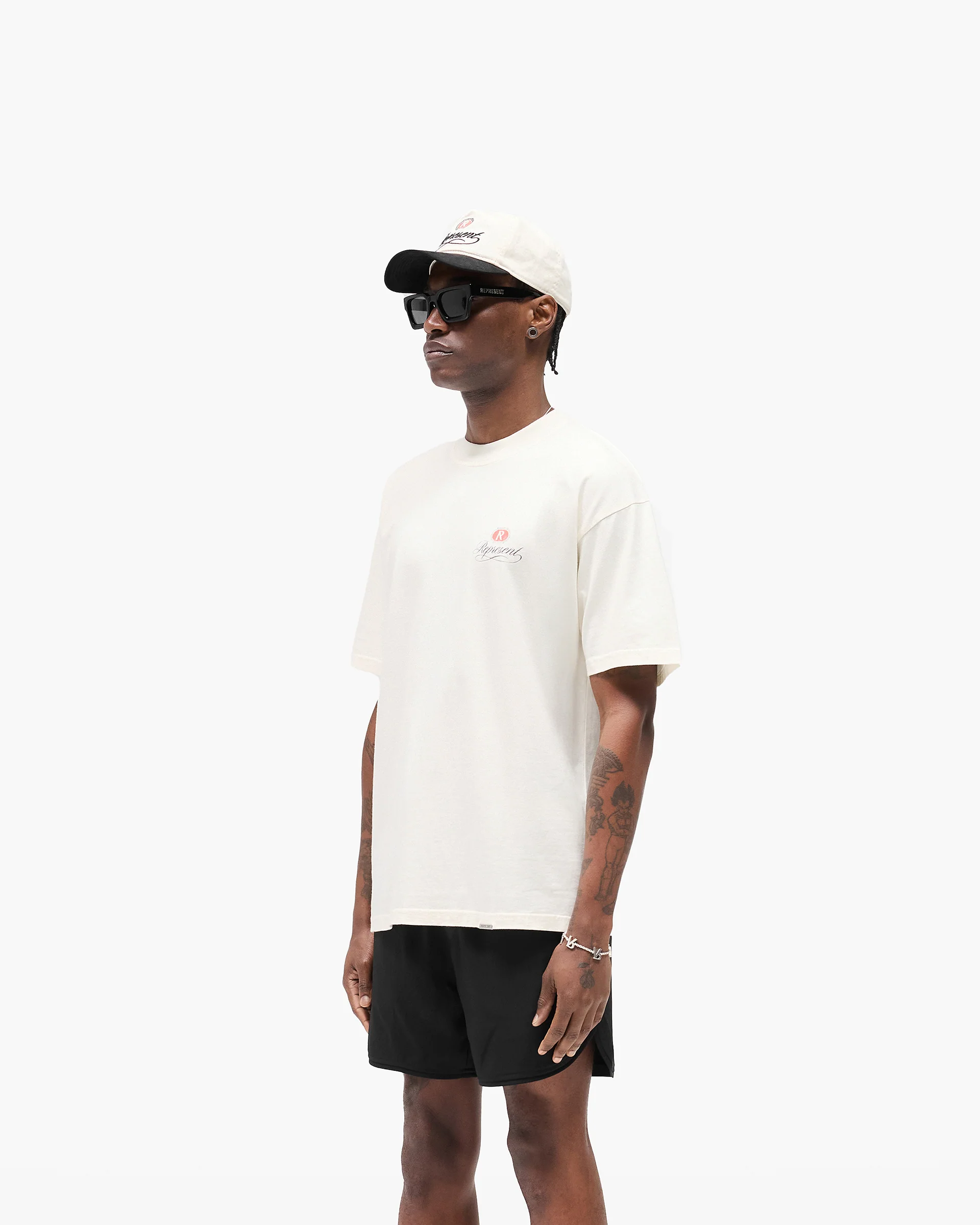 Grand Vintage Hand Drawn T-Shirt - Aged White - Image 4