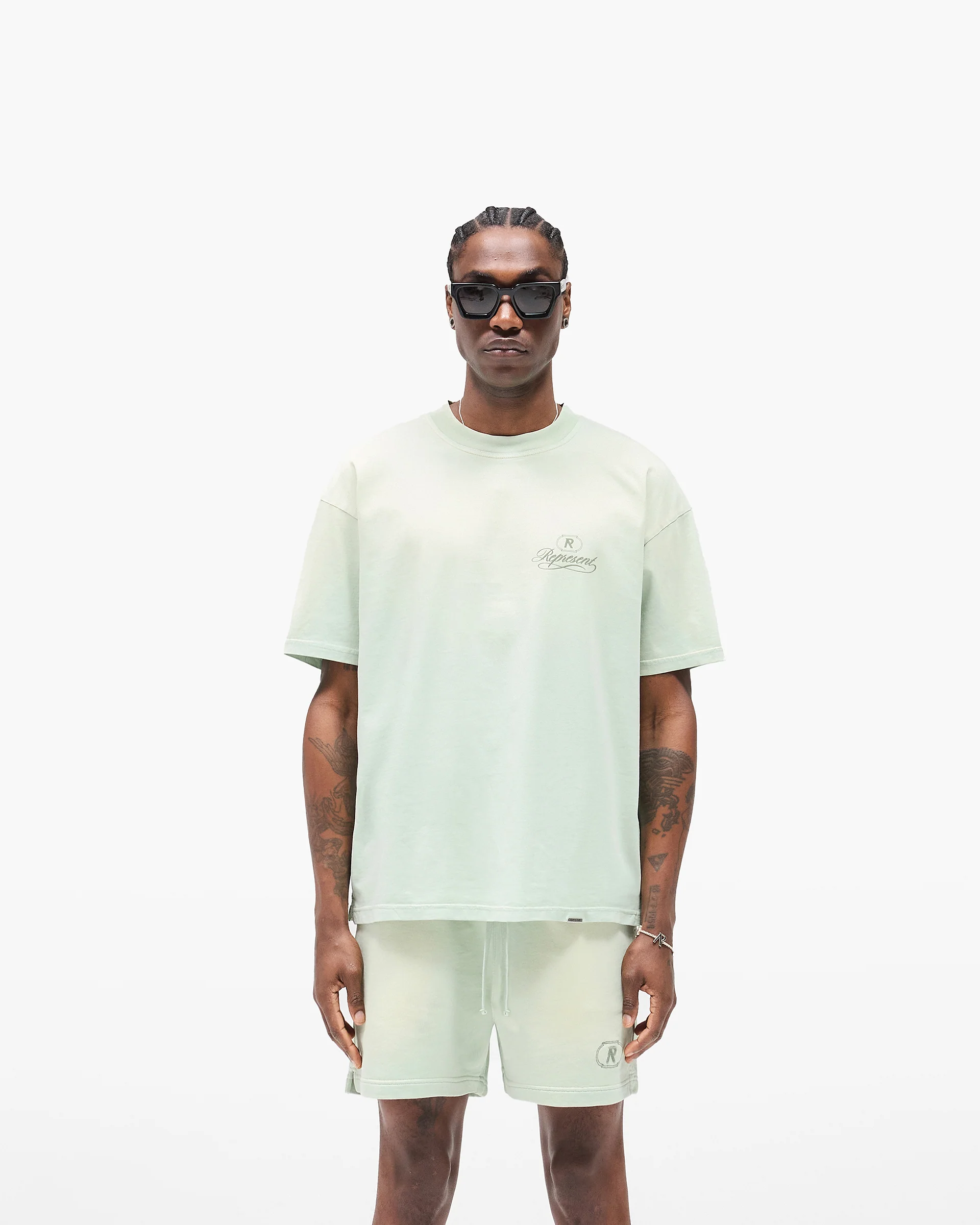 Grand Vintage T-Shirt - Washed Sage - Image 3