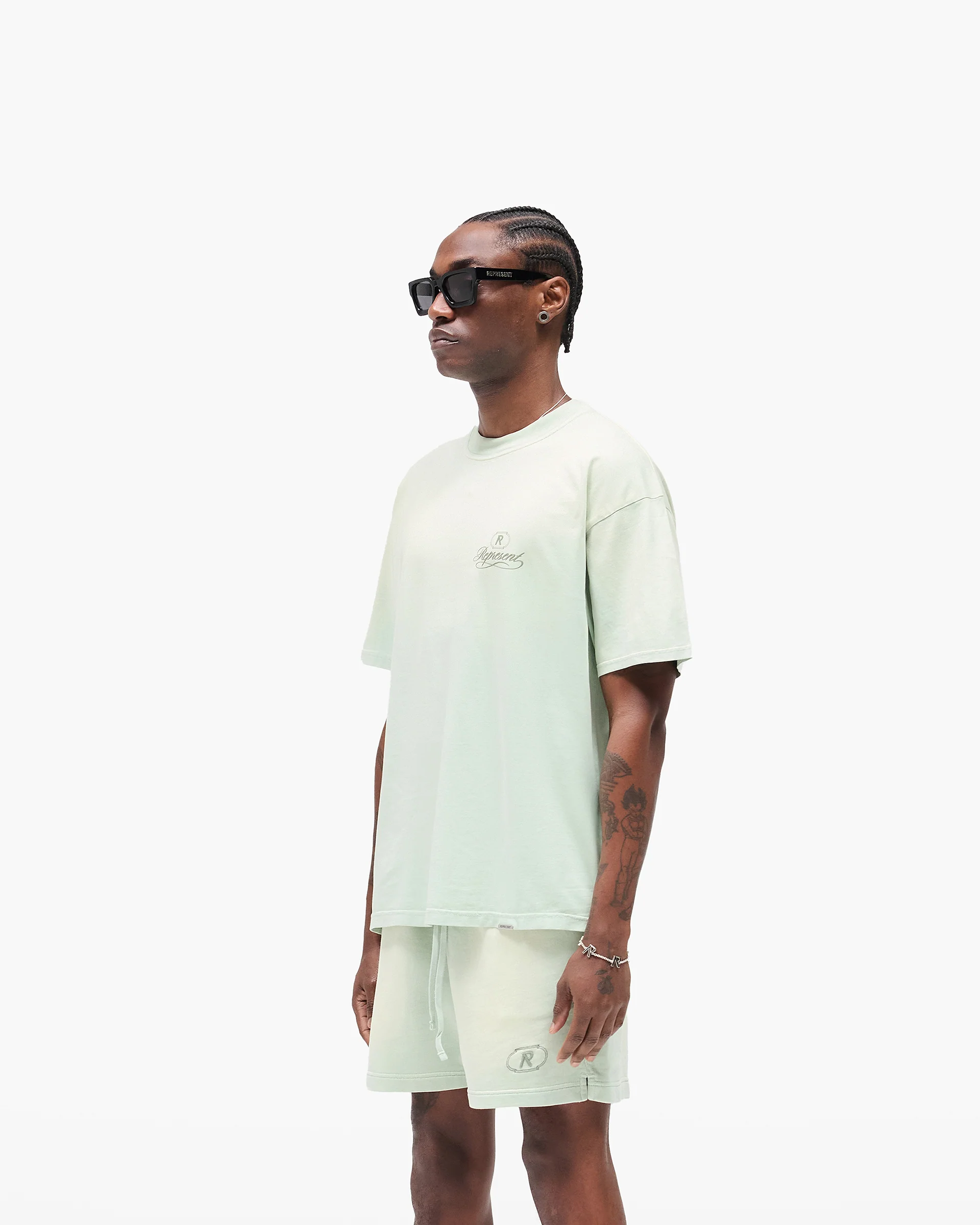 Grand Vintage T-Shirt - Washed Sage - Image 4