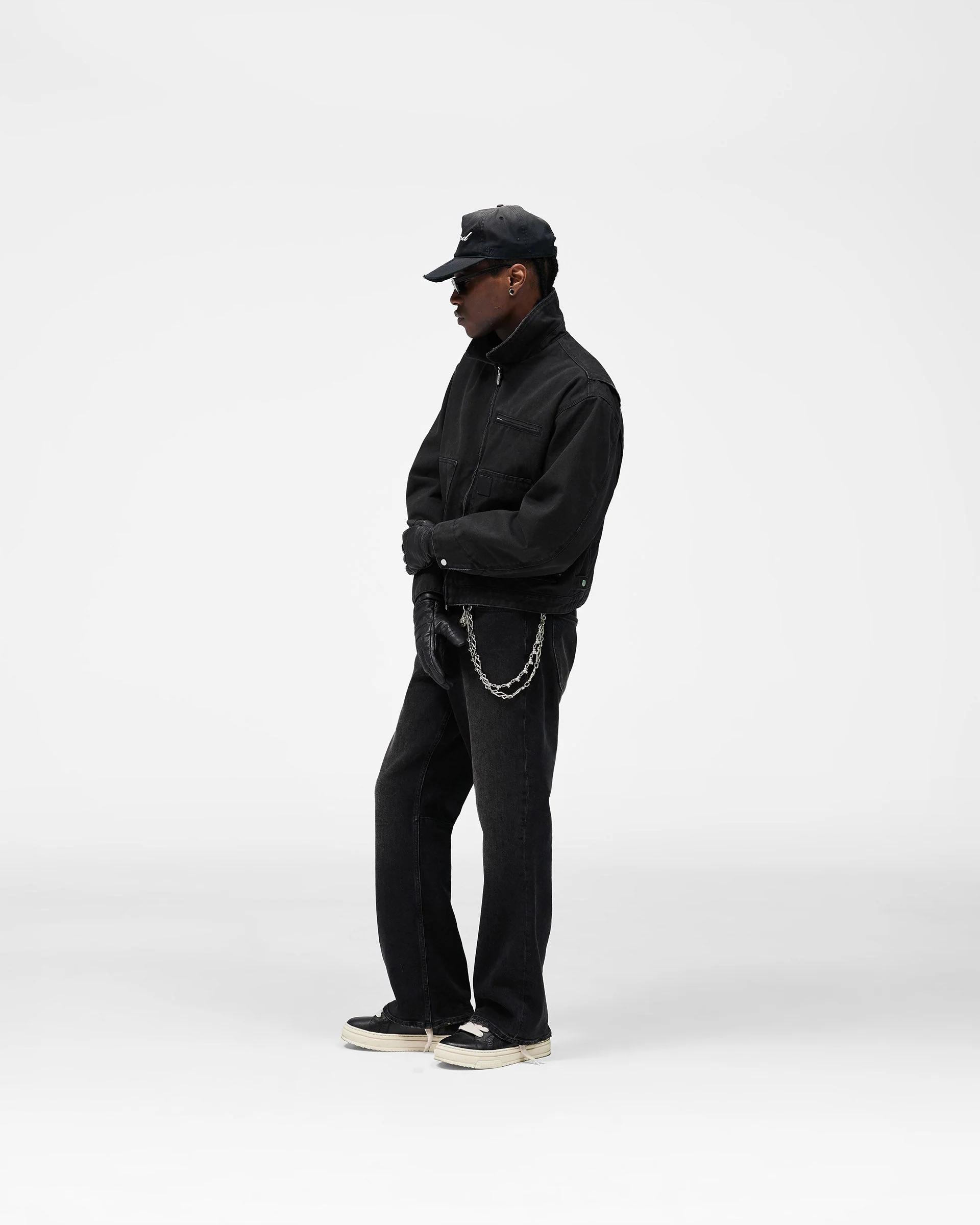 Heaton Workwear Jacket - Washed Black - Image 10