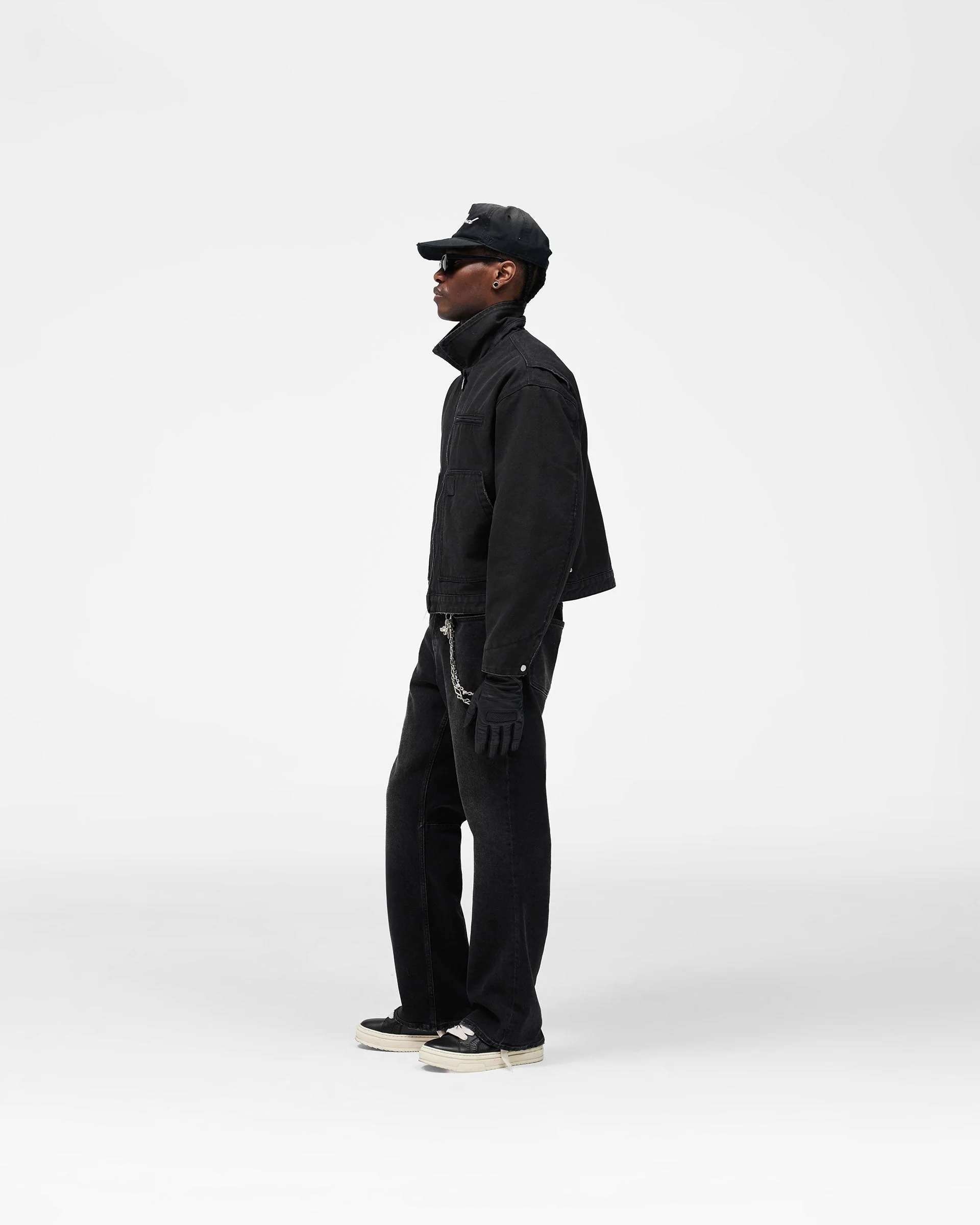 Heaton Workwear Jacket - Washed Black - Image 11