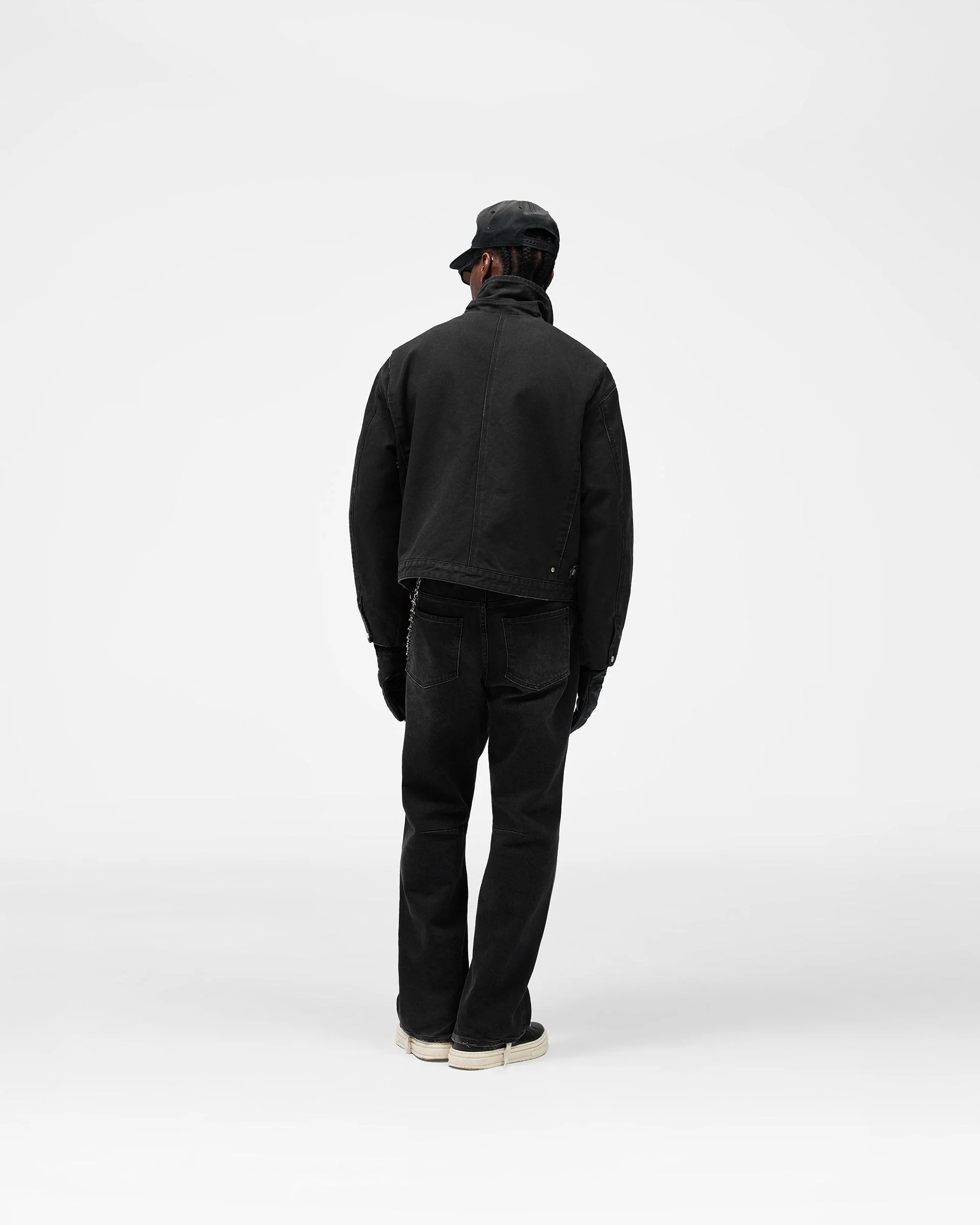 Heaton Workwear Jacket - Washed Black - Image 13