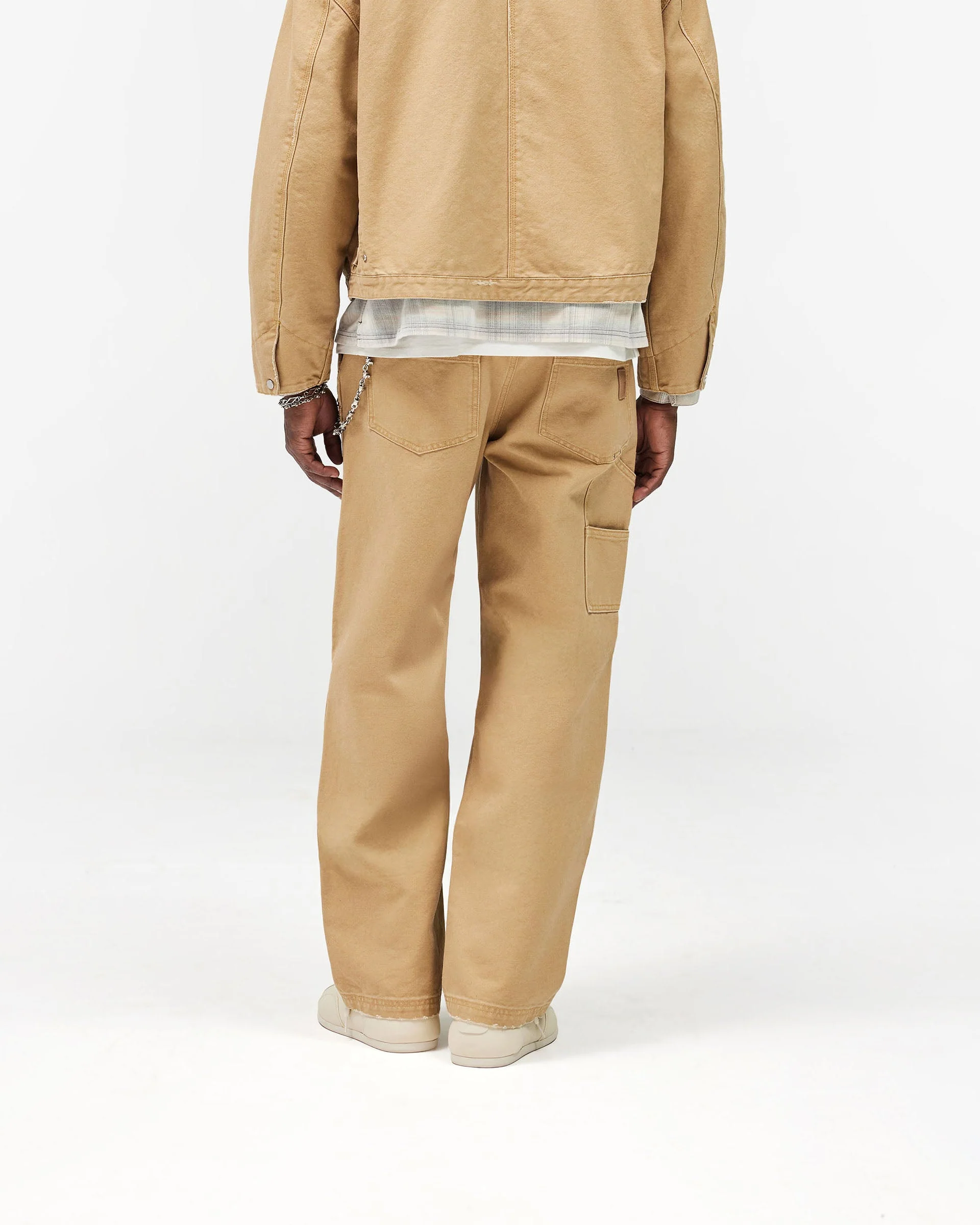 Heaton Workwear Pant - Beige - Image 5