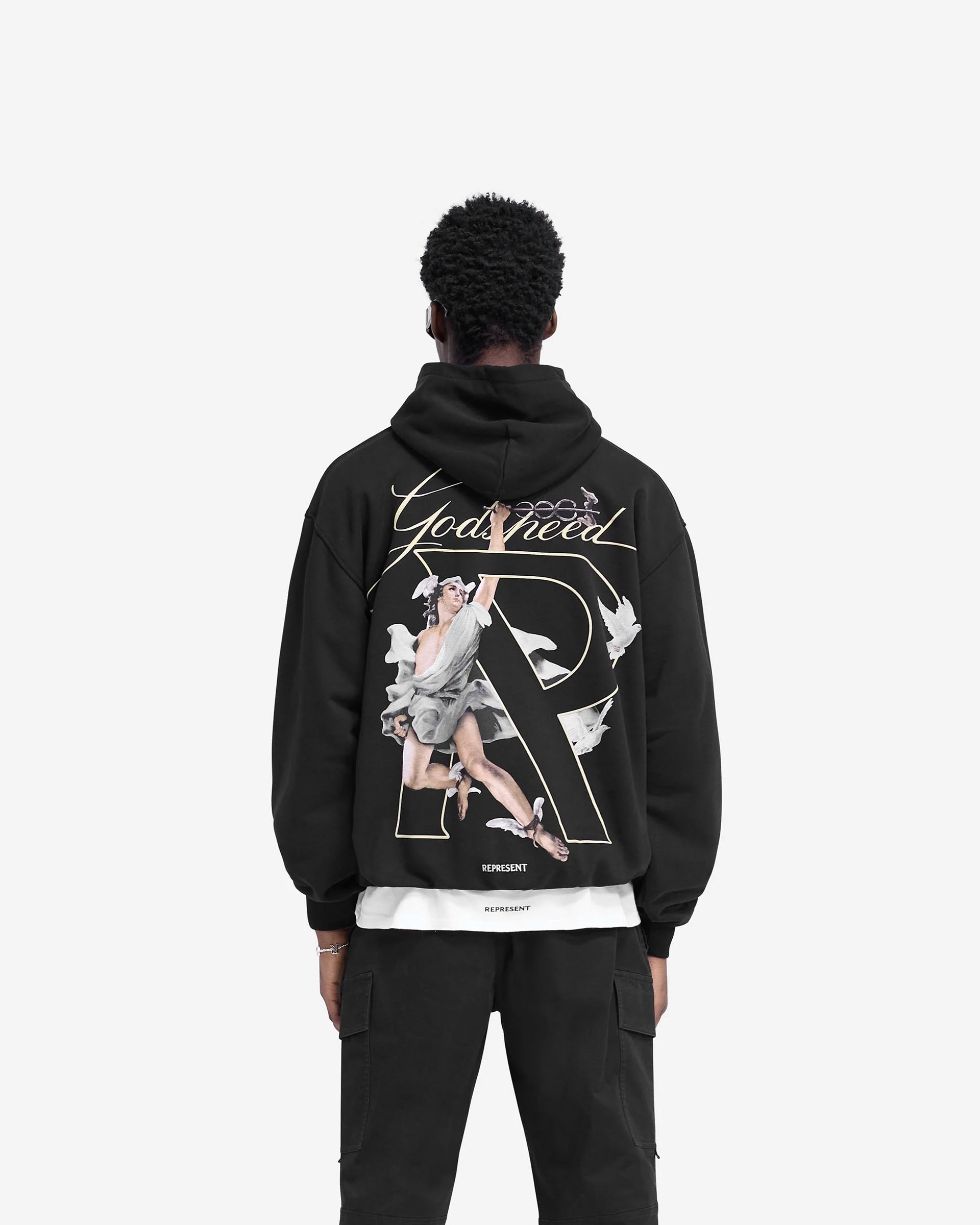 Hermes Hoodie - Jet Black - Image 5
