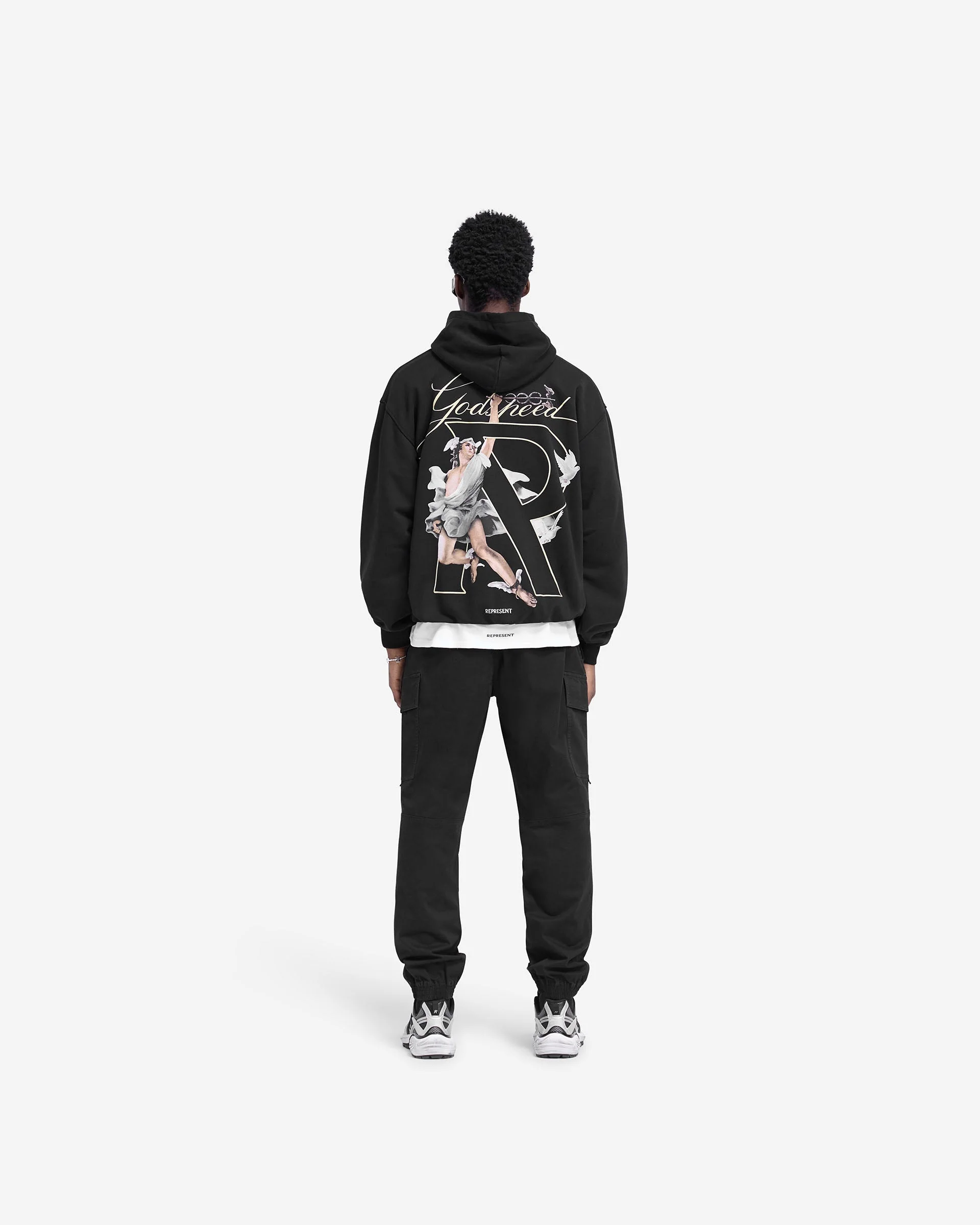 Hermes Hoodie - Jet Black - Image 8