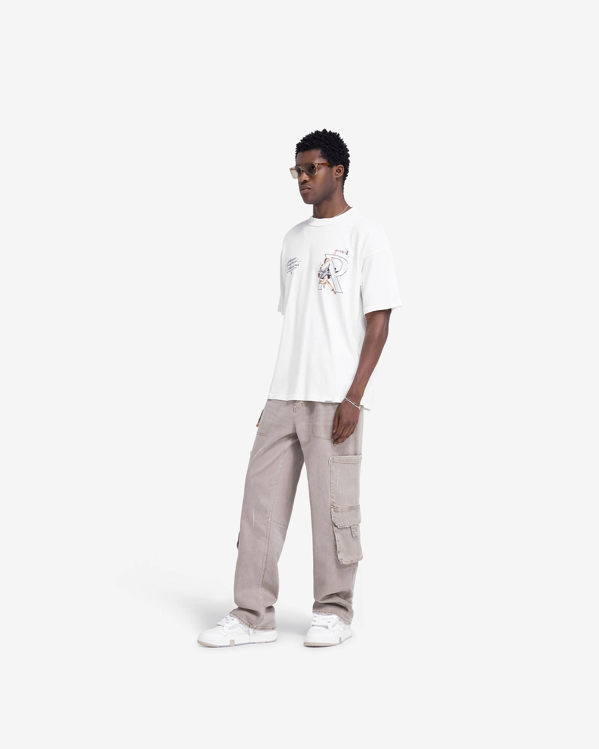 Hermes T-Shirt - Flat White - Image 7
