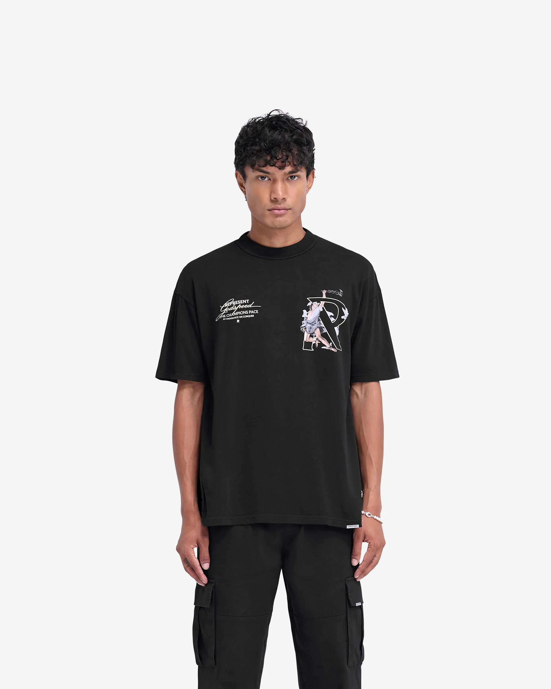 Hermes T-Shirt - Jet Black - Image 3