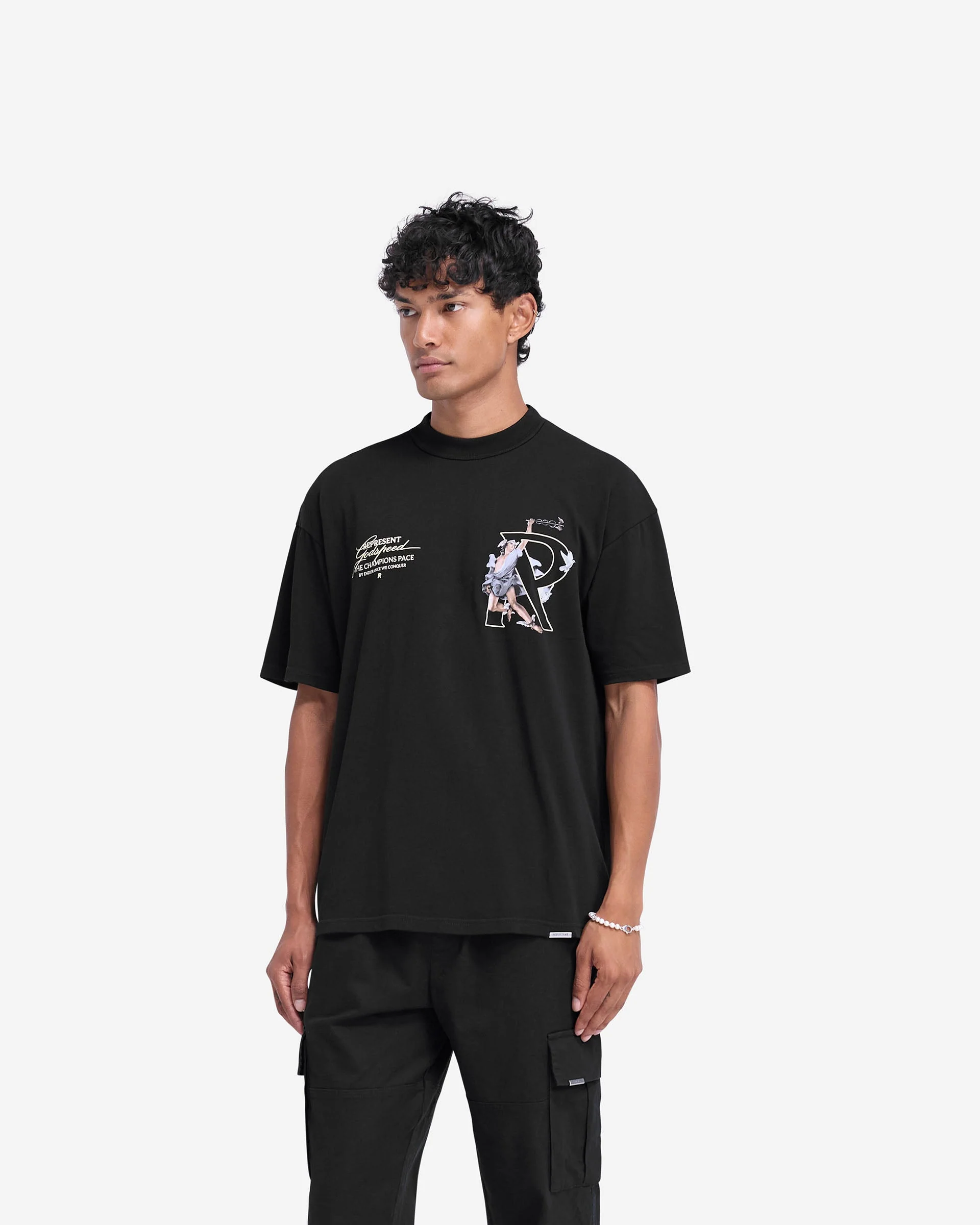 Hermes T-Shirt - Jet Black - Image 4