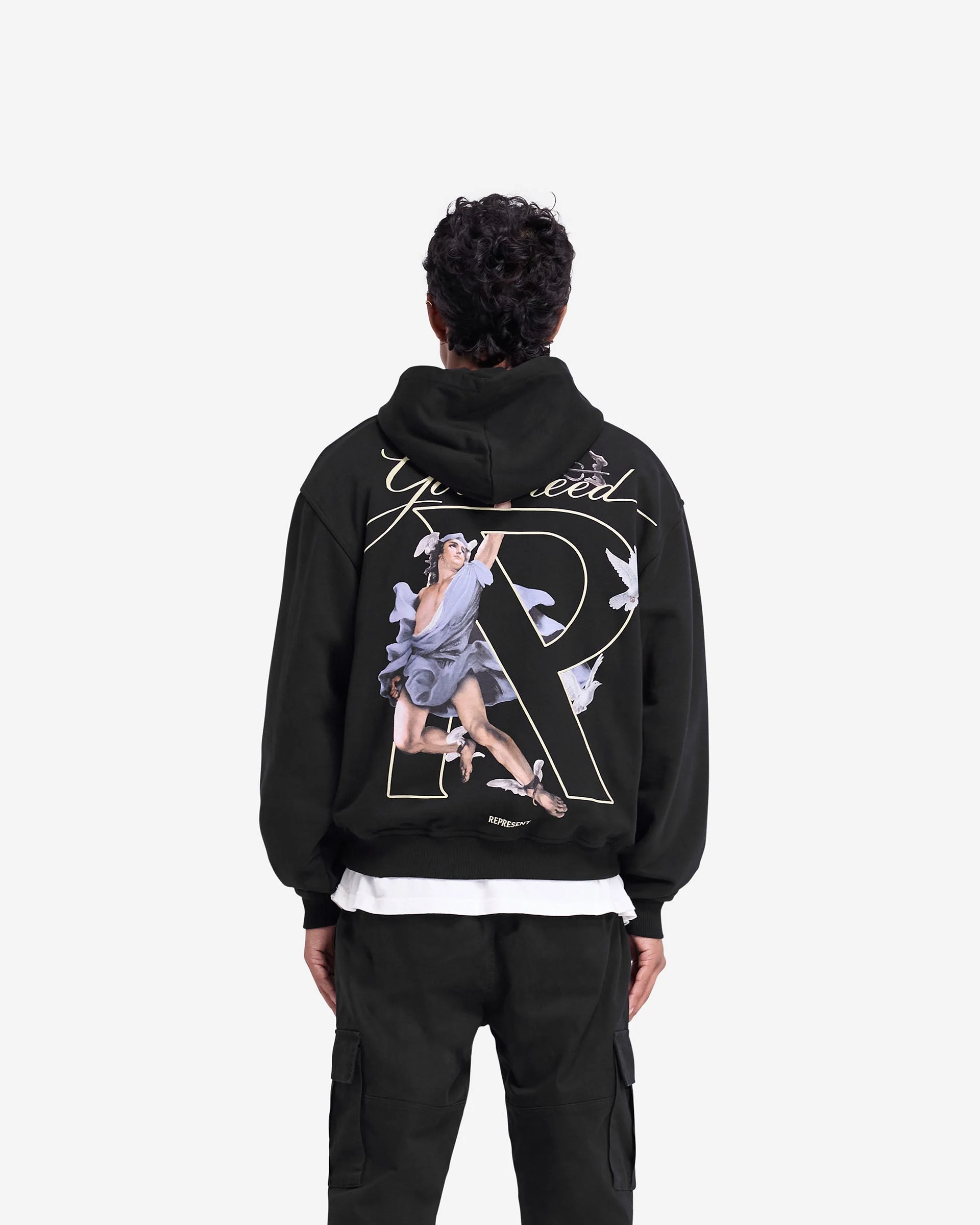 Hermes Zip Hoodie - Jet Black - Image 5