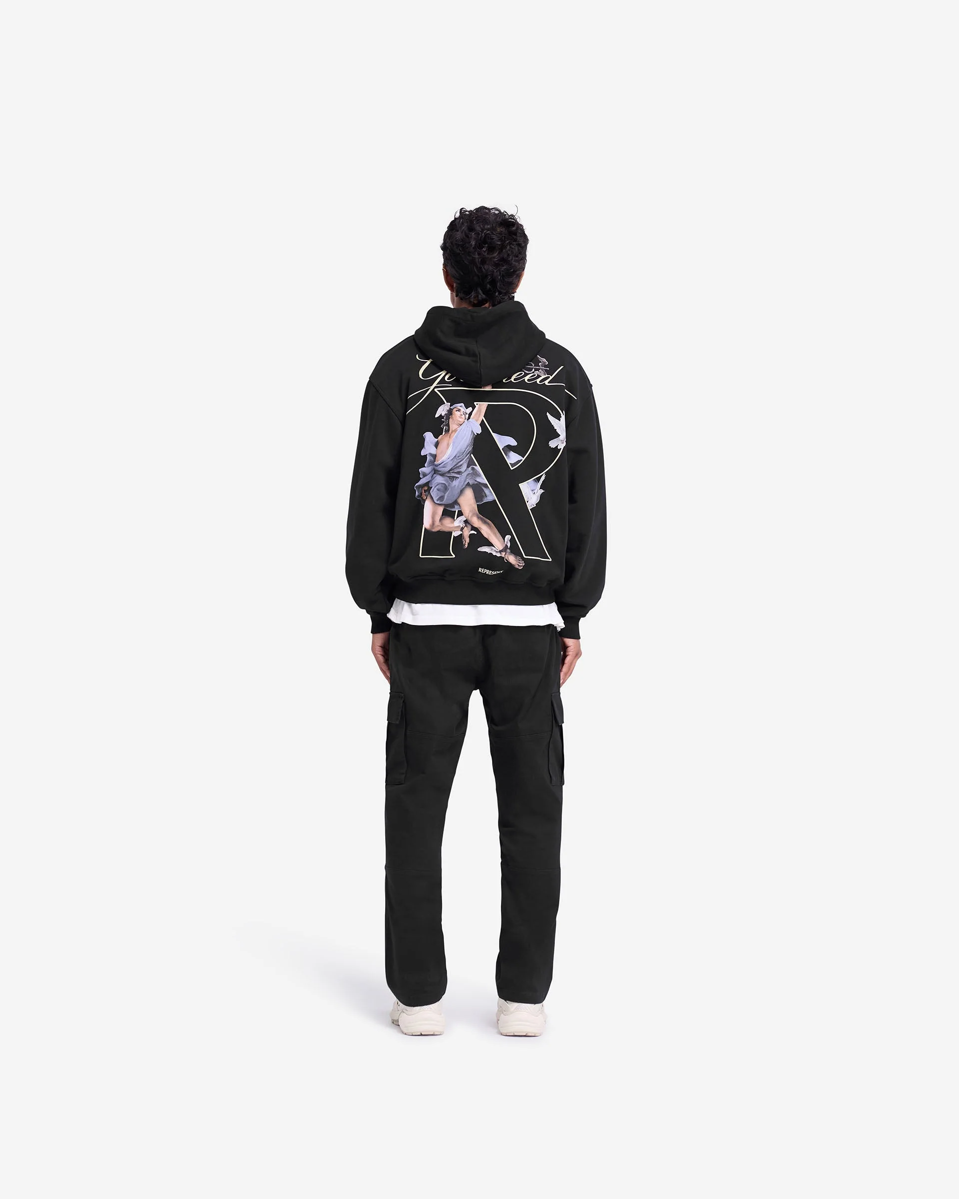 Hermes Zip Hoodie - Jet Black - Image 8