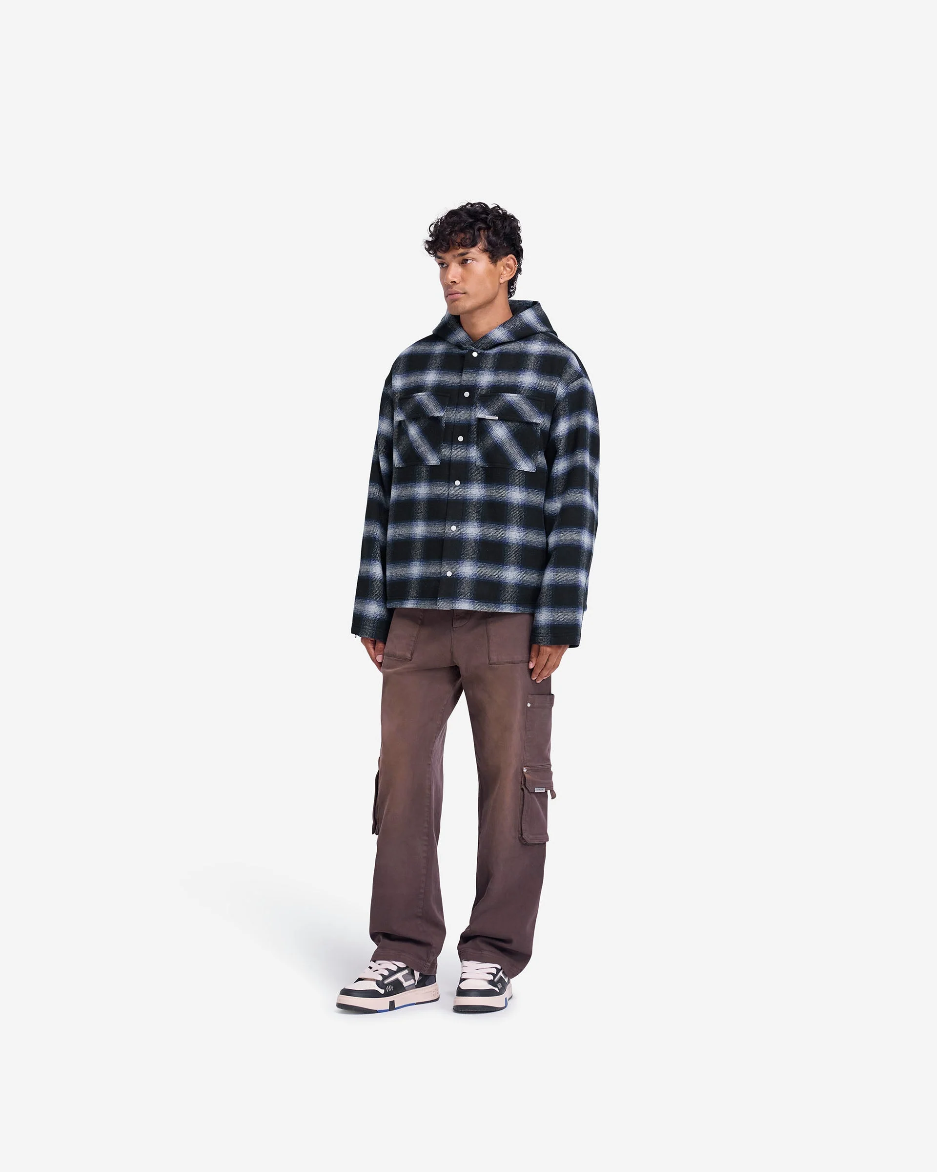 Hooded Overshirt - Midnight Navy - Image 6