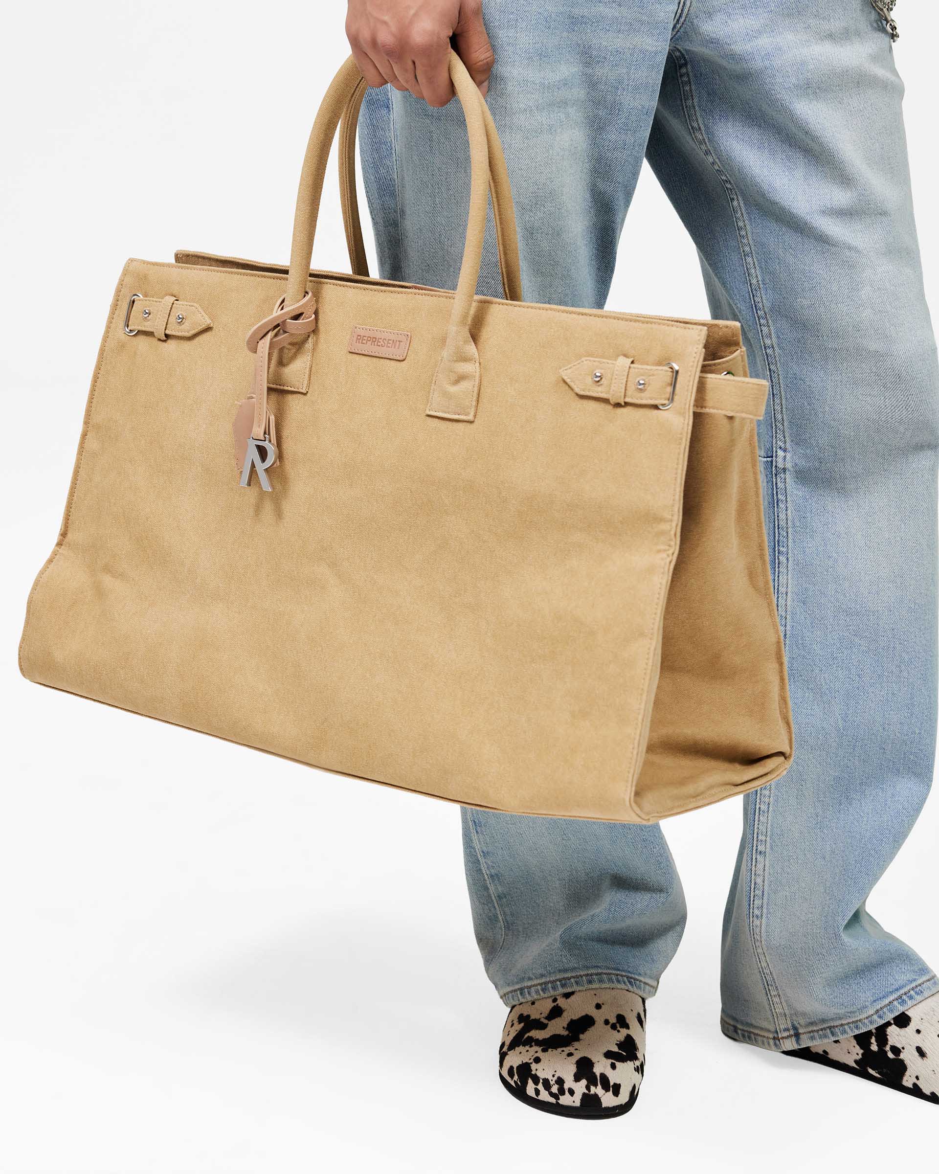 HTN Canvas Bag - Tan - Image 3