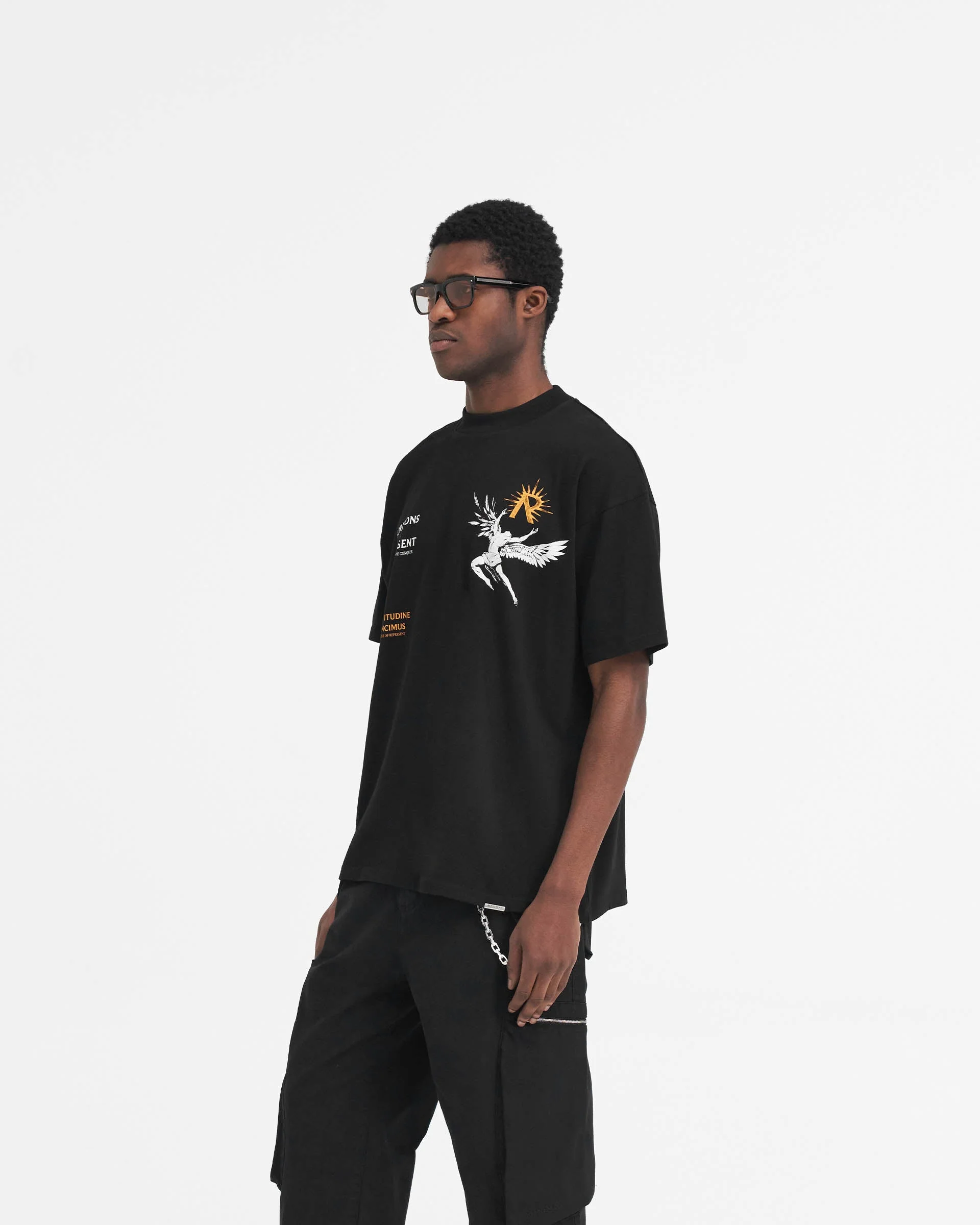 Icarus T-Shirt - Jet Black - Image 4