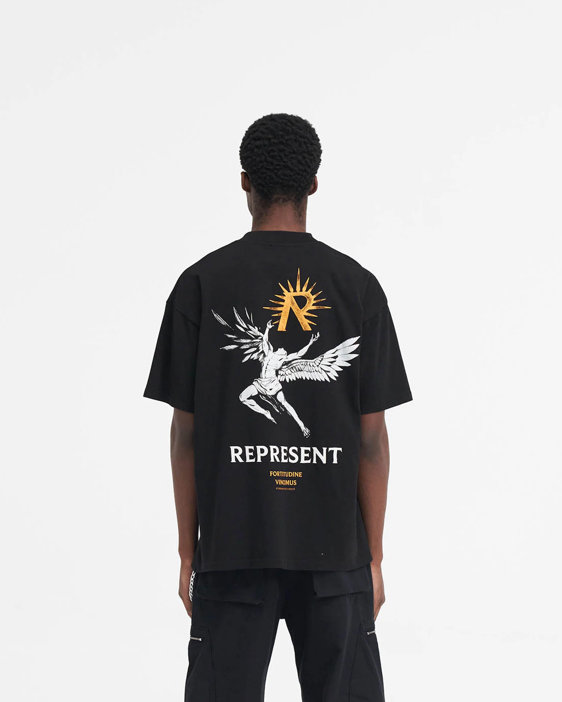 Icarus T-Shirt - Jet Black - Image 5