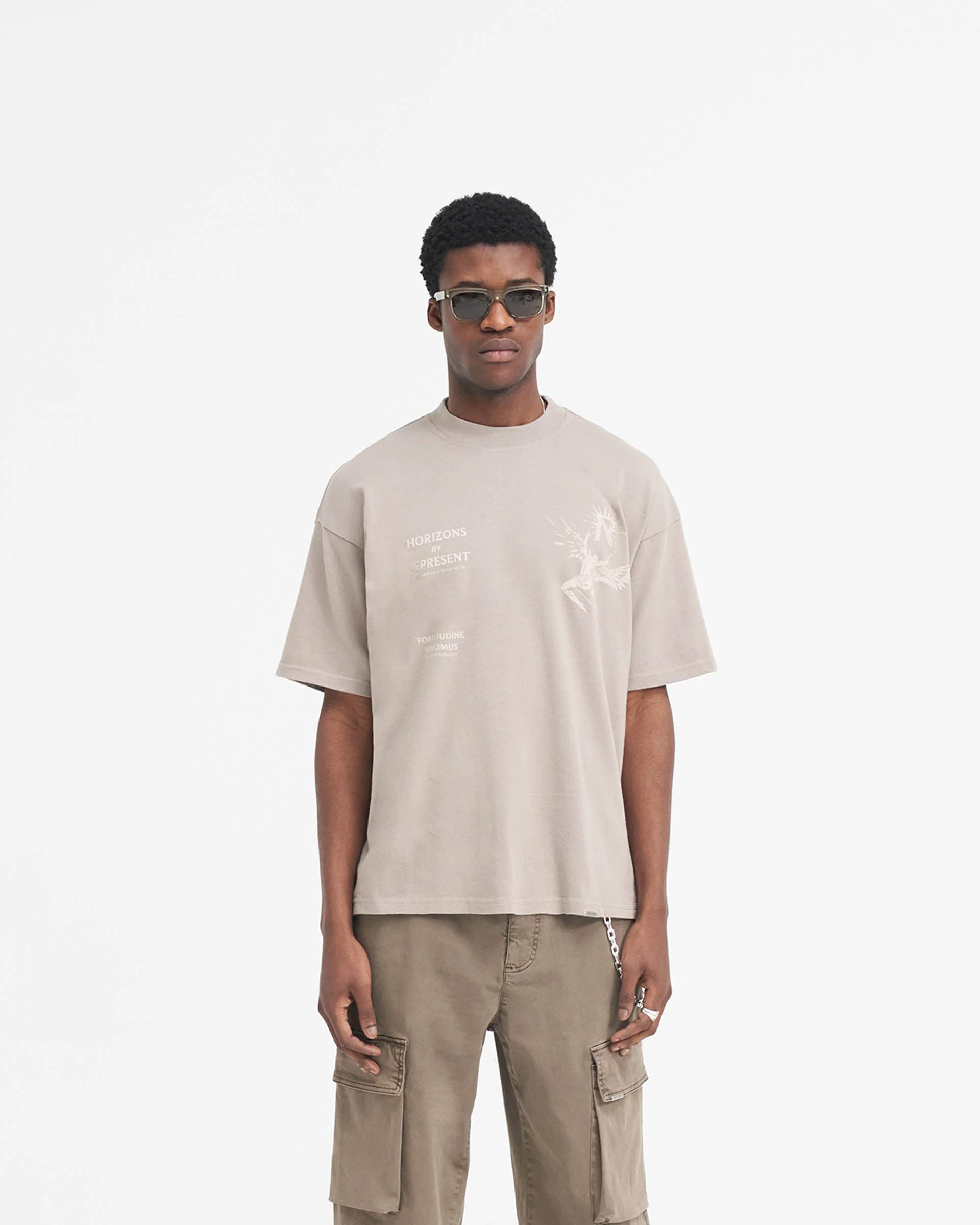 Icarus T-Shirt - Taupe - Image 3