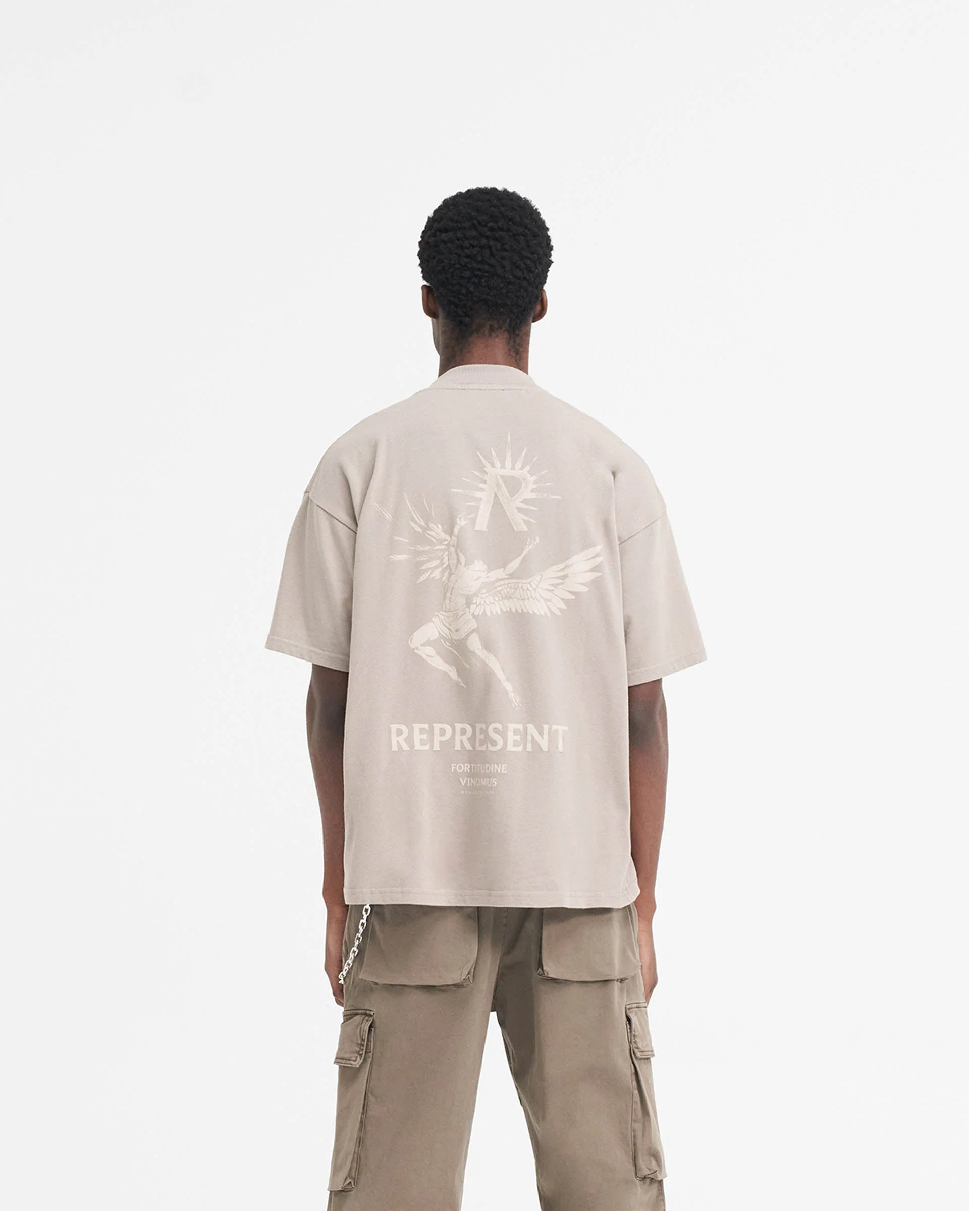 Icarus T-Shirt - Taupe - Image 5