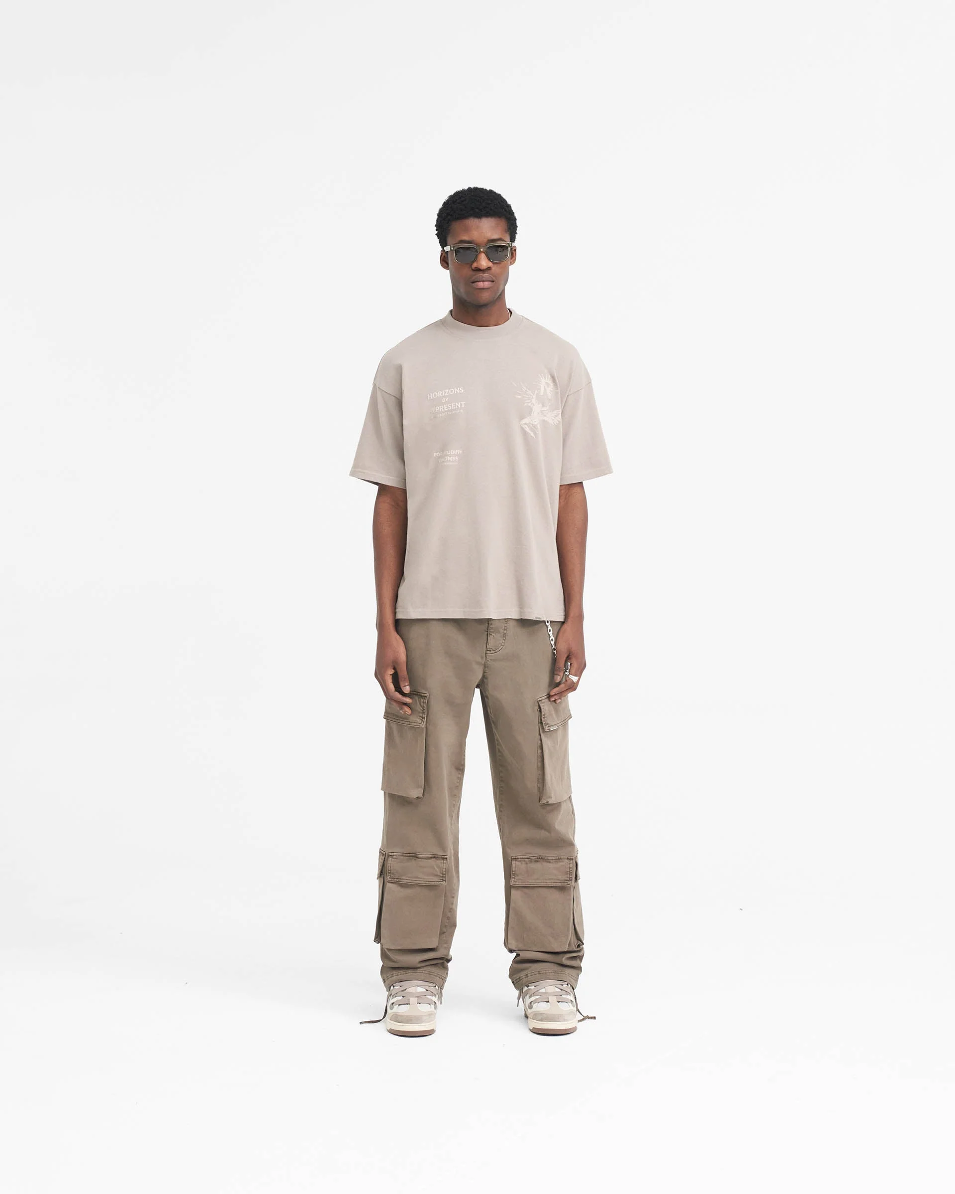 Icarus T-Shirt - Taupe - Image 8