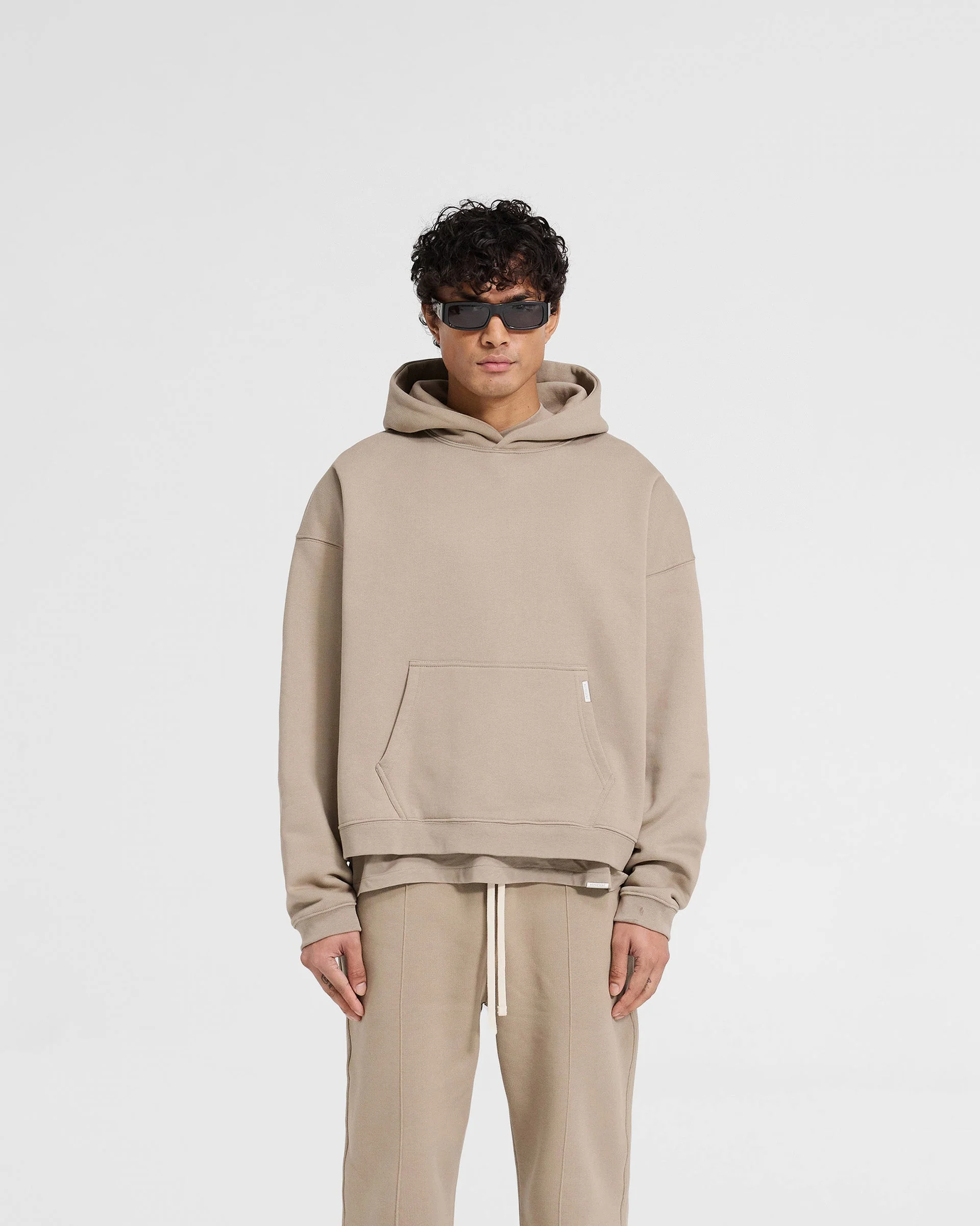 Initial Boxy Hoodie - Dune - Image 3