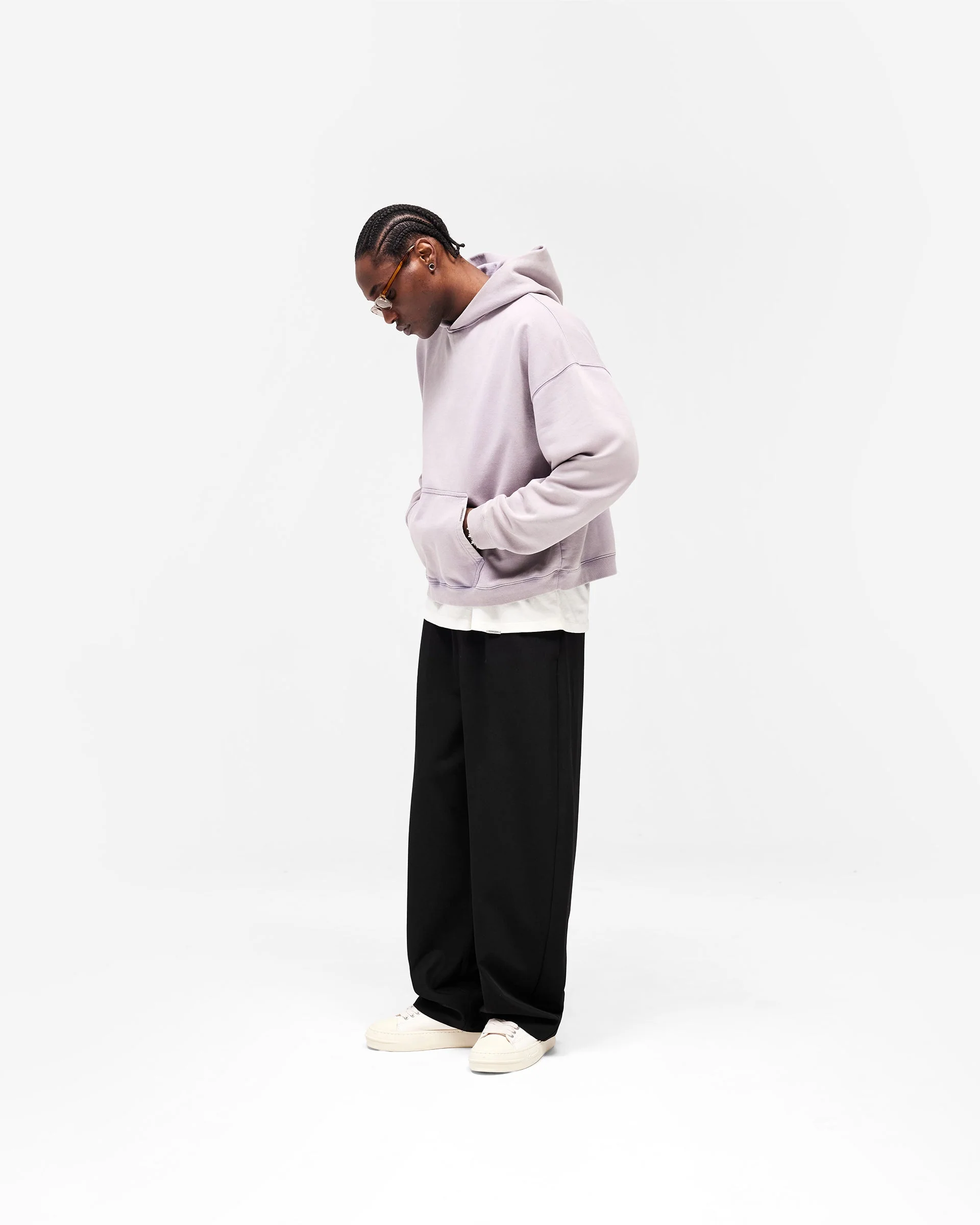 Initial Boxy Hoodie - Mist - Image 7