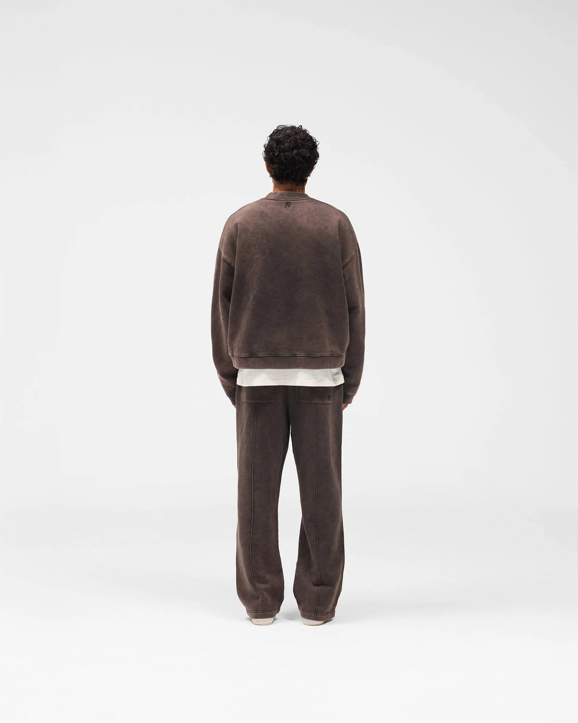 Initial Boxy Sweater - Coffee - Image 9