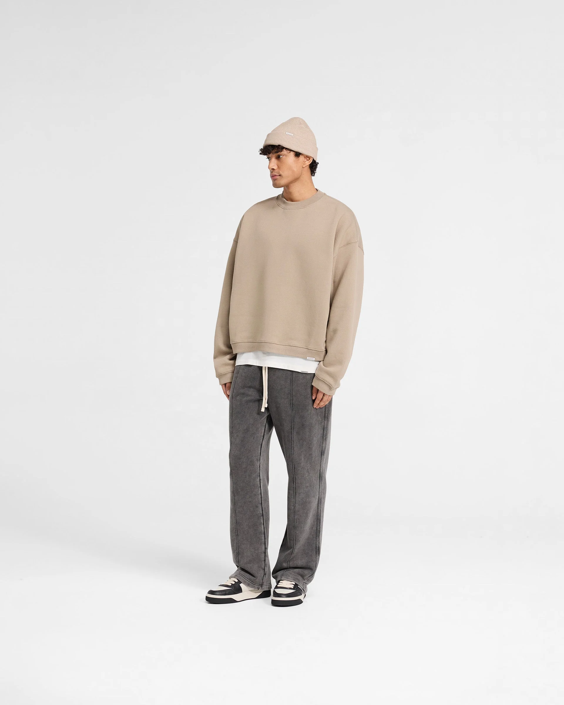 Initial Boxy Sweater - Dune - Image 6