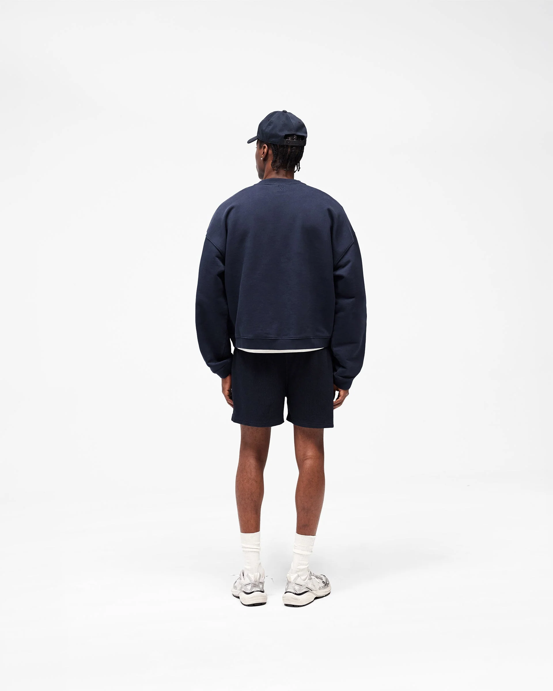 Initial Boxy Sweater - Midnight Navy - Image 10