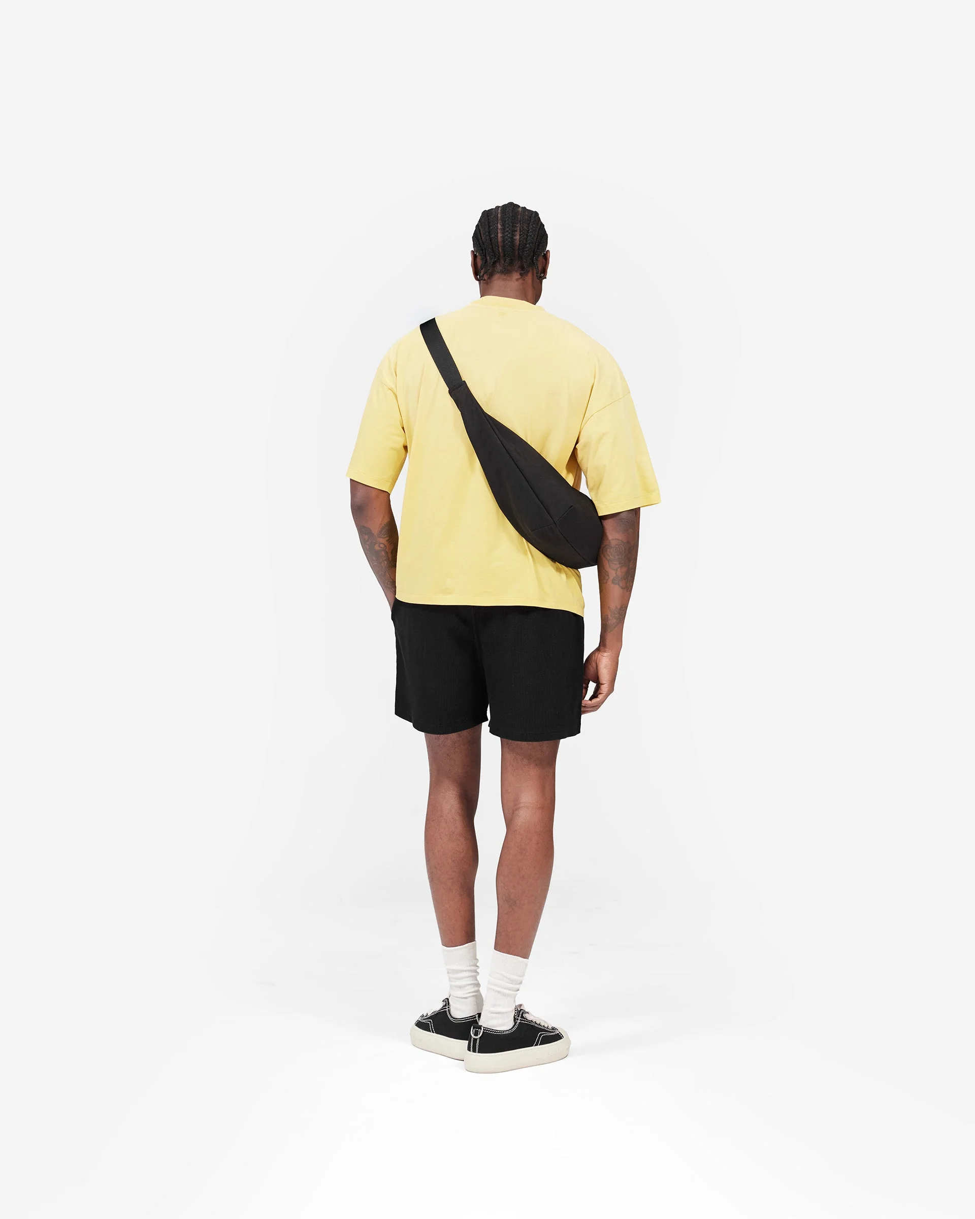 Initial Boxy T-Shirt - Canary Yellow - Image 10