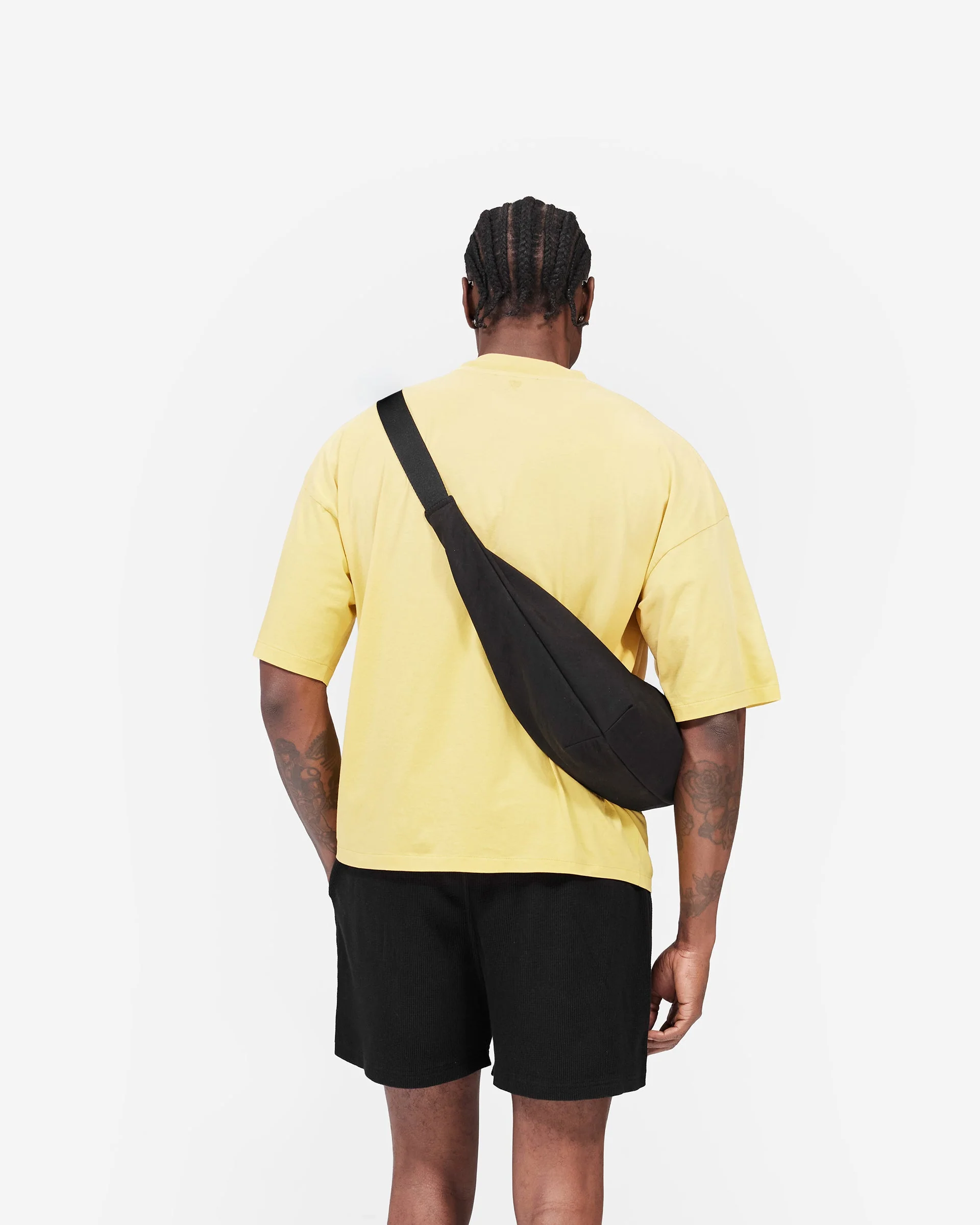 Initial Boxy T-Shirt - Canary Yellow - Image 6