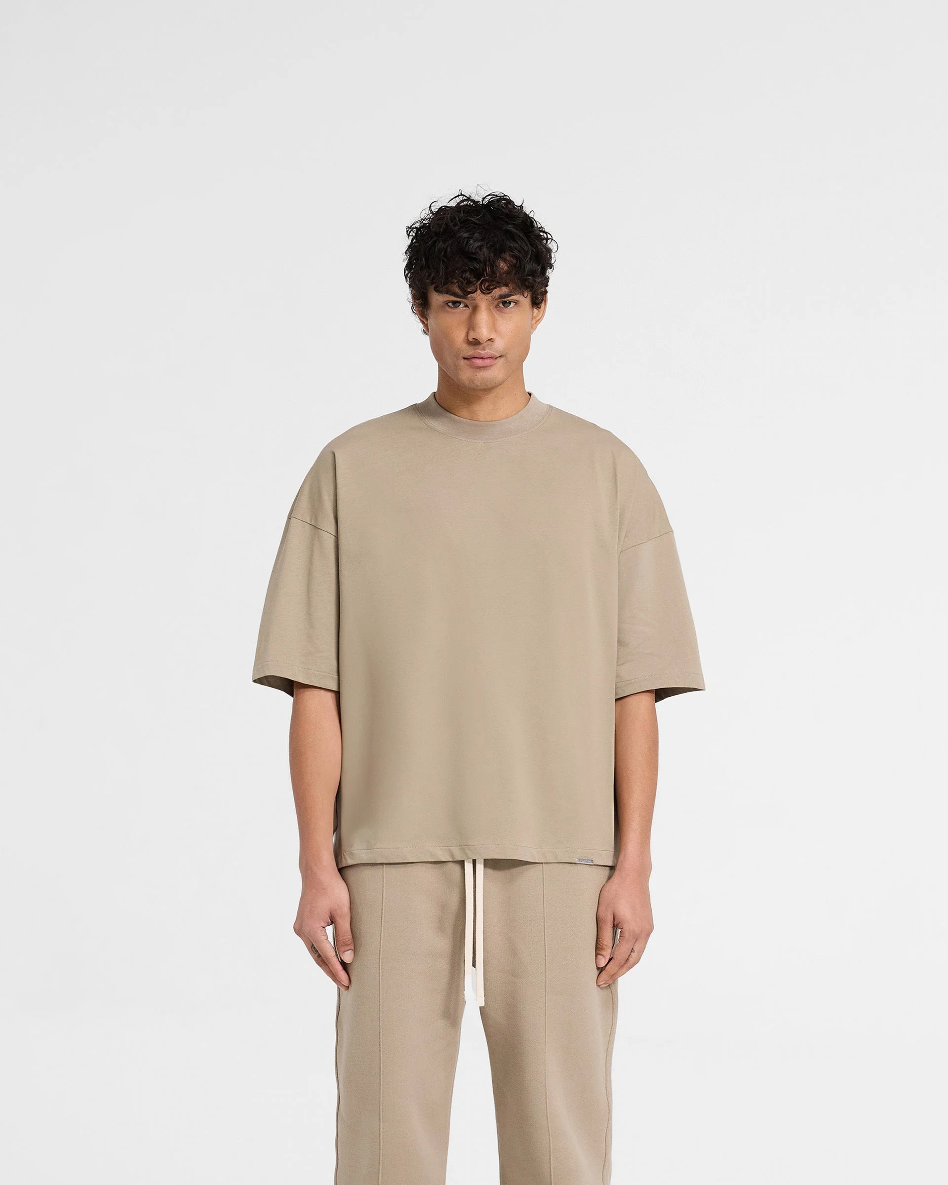Initial Boxy T-Shirt - Dune - Image 3