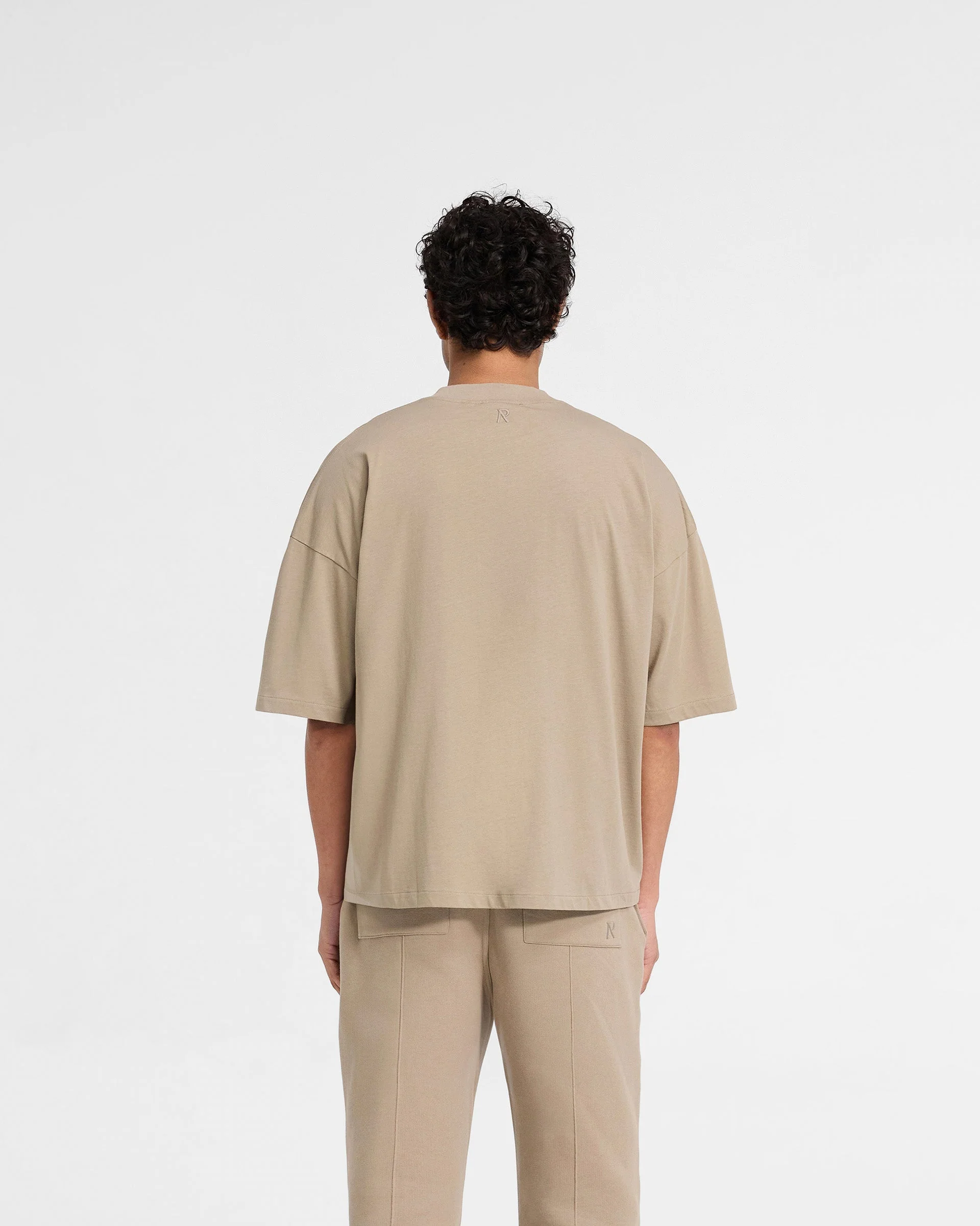 Initial Boxy T-Shirt - Dune - Image 4