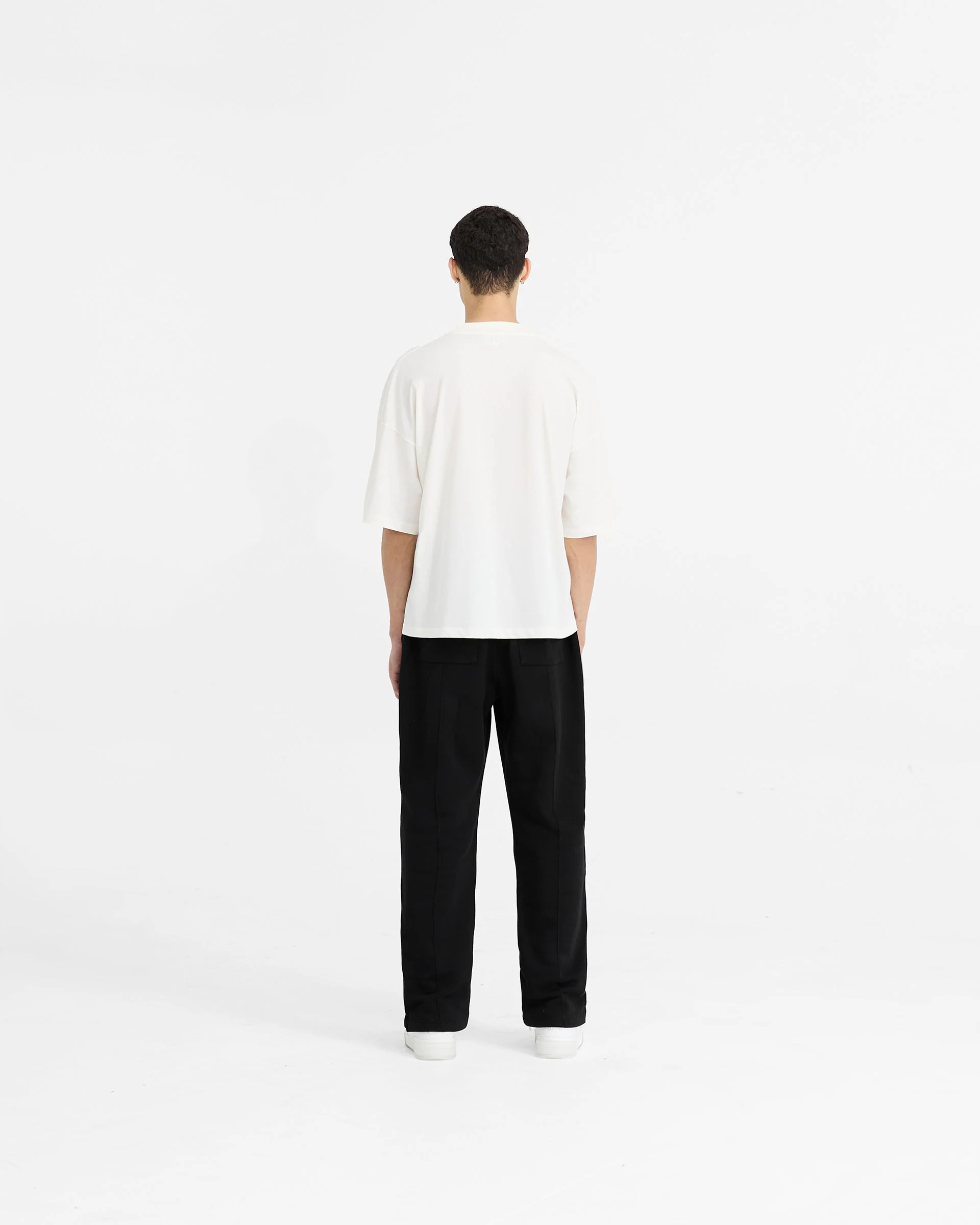 Initial Boxy T-Shirt - Flat White - Image 6
