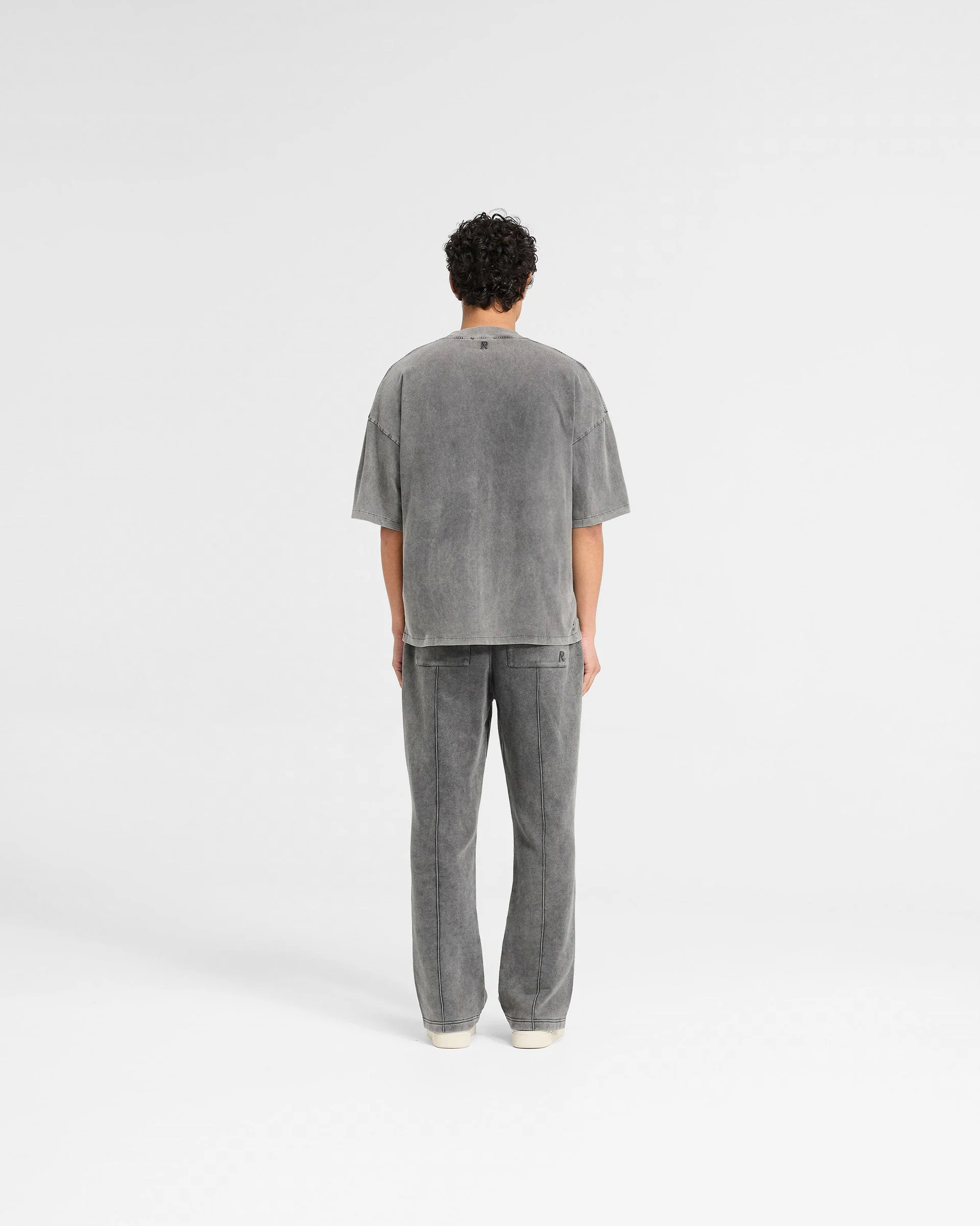 Initial Boxy T-Shirt - Vintage Grey - Image 6