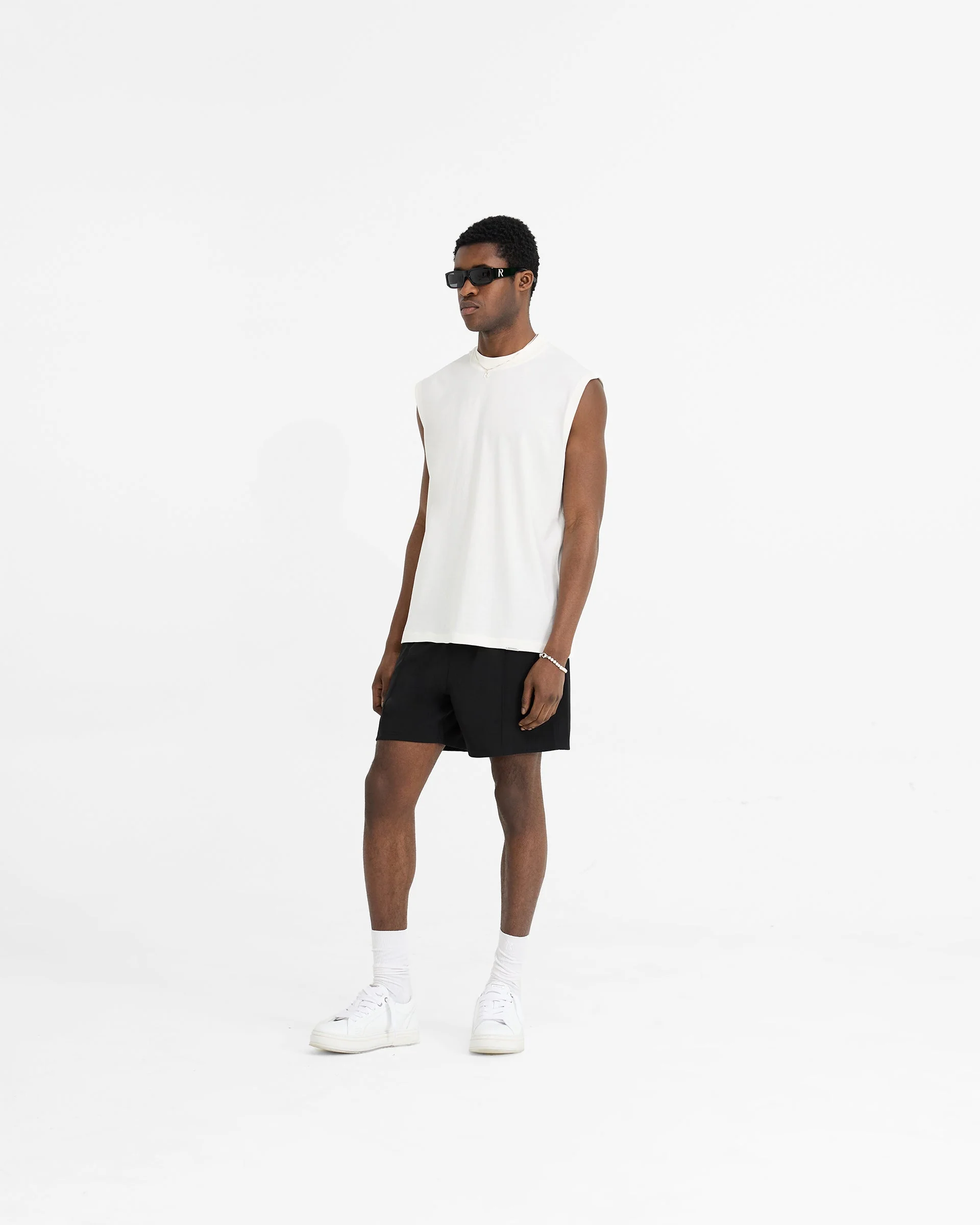 Initial Boxy Tank - Flat White - Image 6